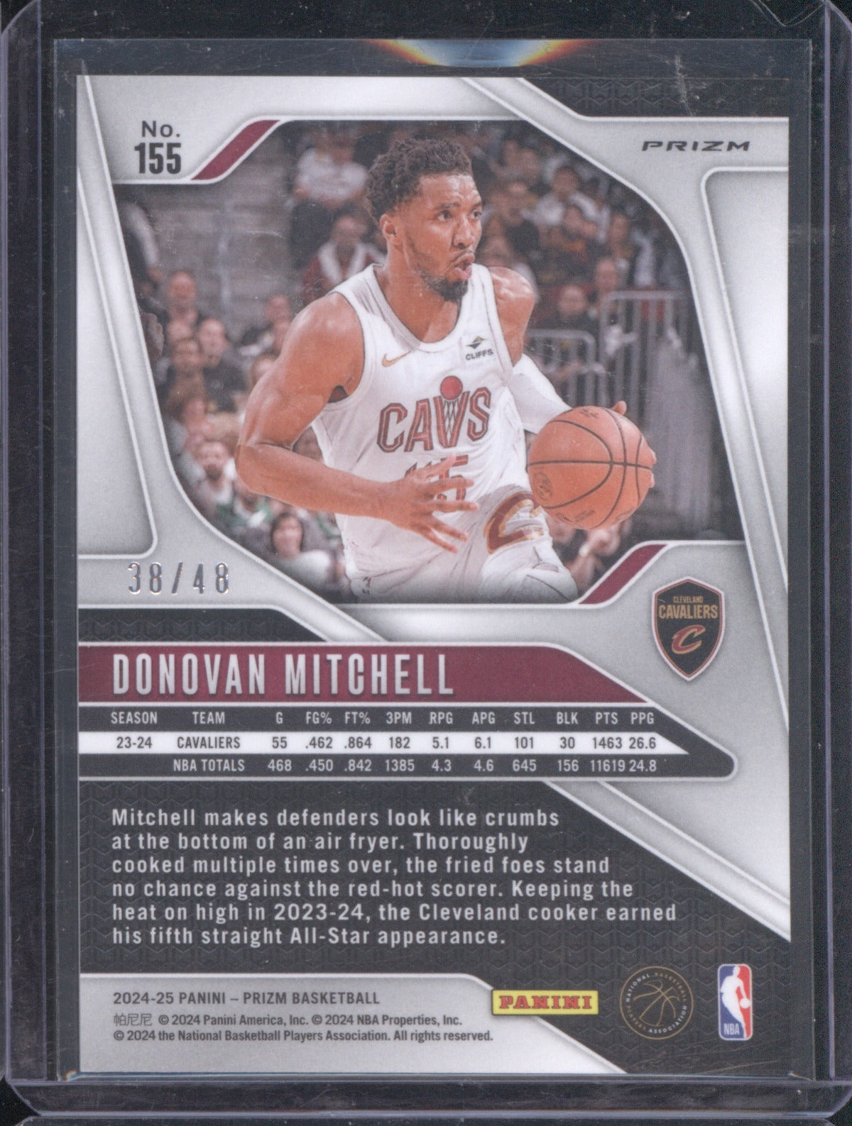 2024 Panini Prizm Donovan Mitchell Jade Dragon 38/48