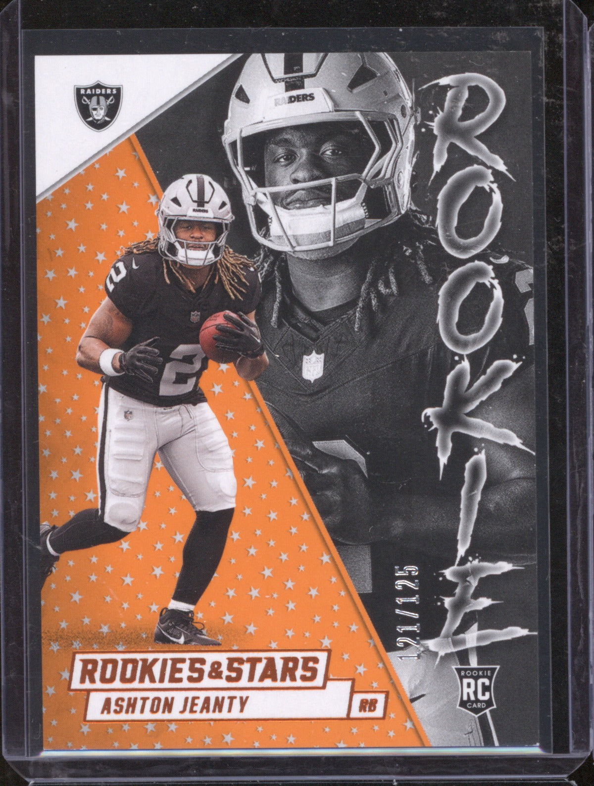 2025 Panini Rookies & Stars Ashton Jeanty 2 Rookie Orange /125