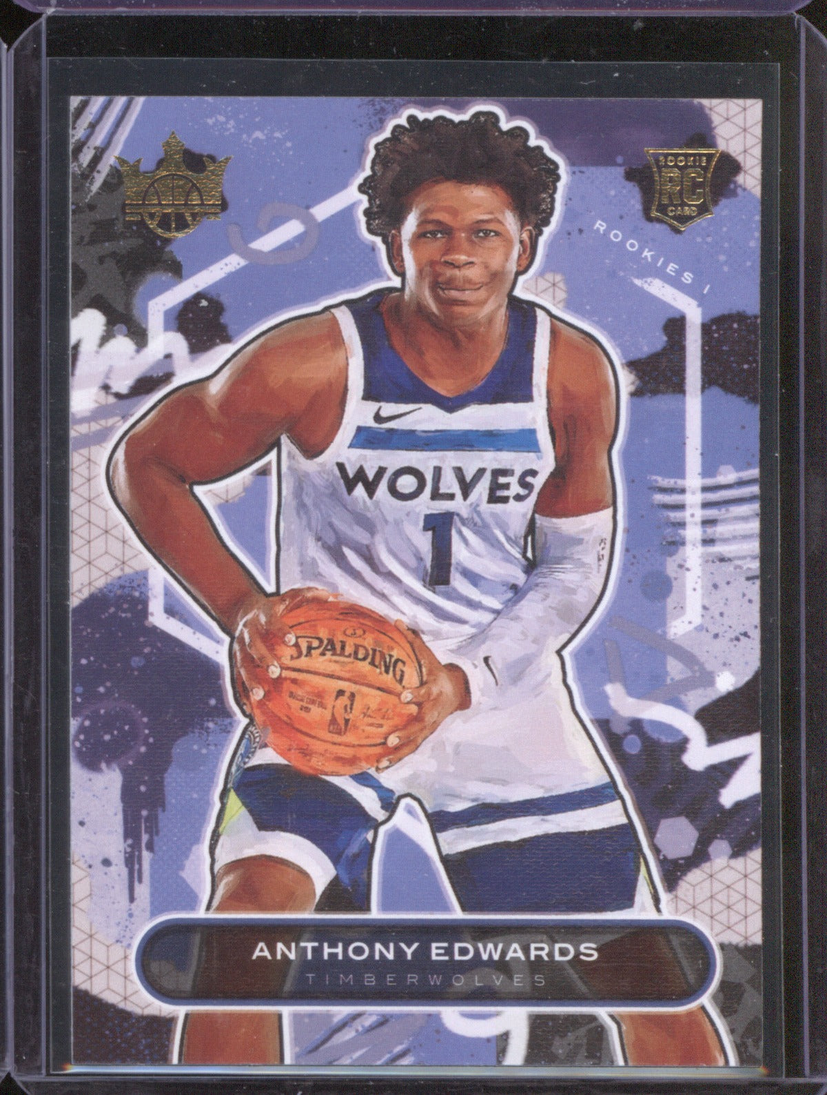 2020-21 Panini Court Kings Anthony Edwards 70 Rookies I