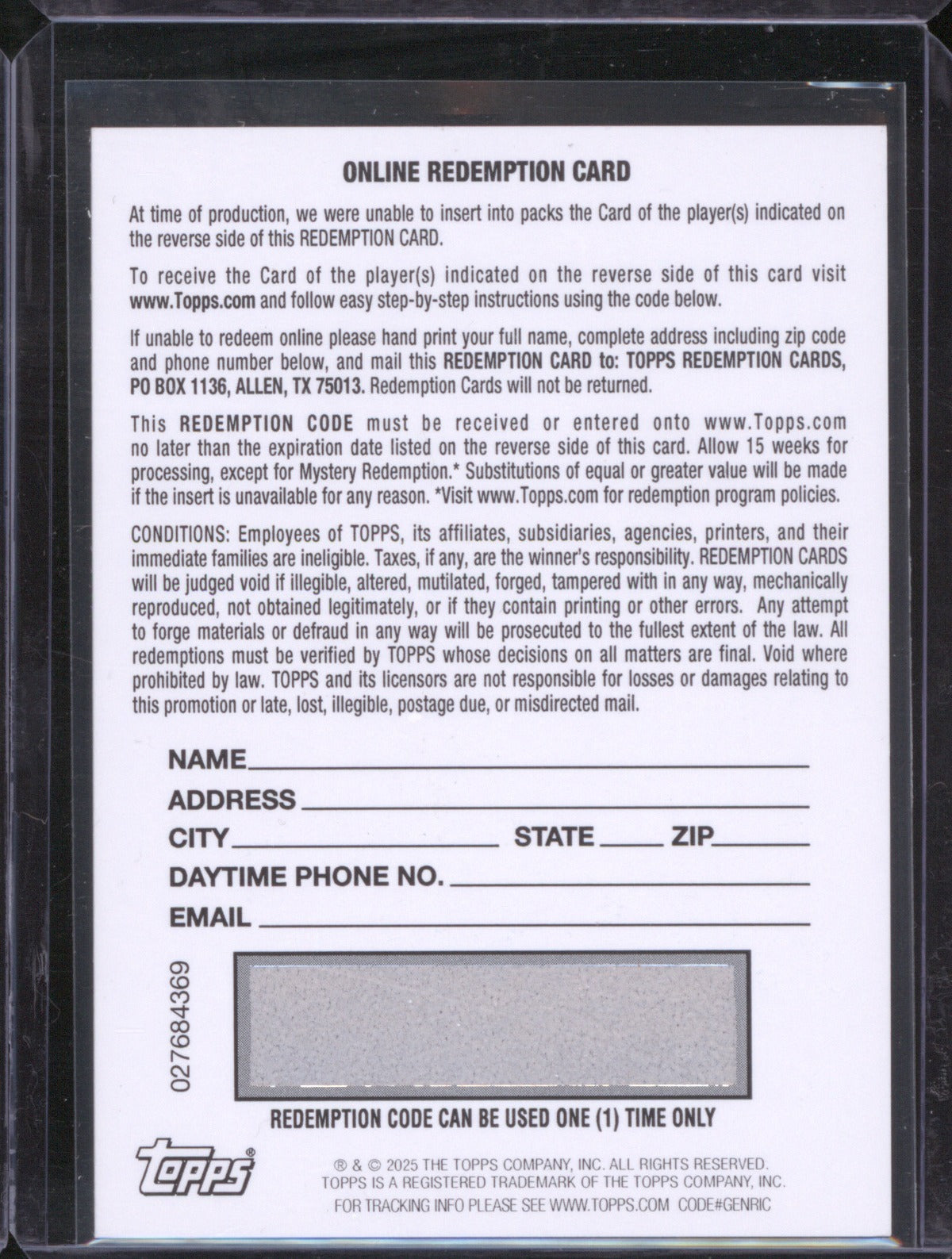 Clara Serrajordi 2025 Topps Chrome UEFA Women’s CL Auto Card Gold /50 Redemption