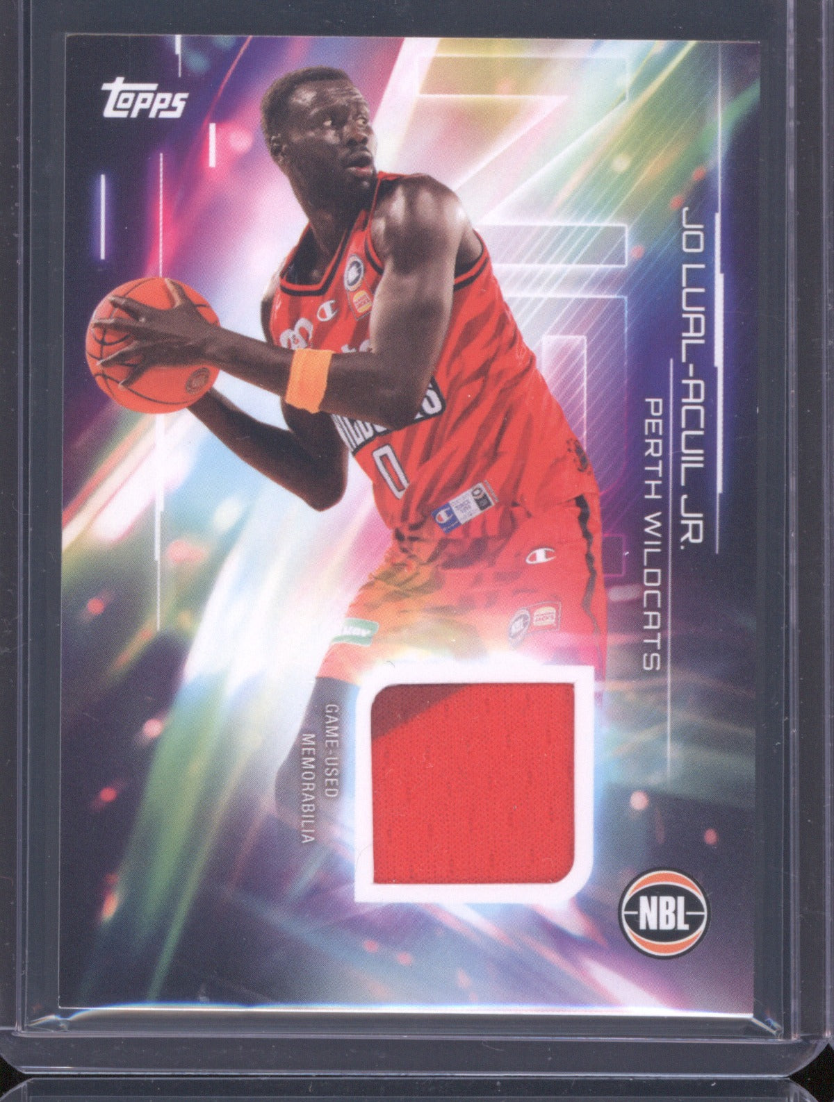 Jo Lual-Acuil Jr. 2025-26 Topps Basketball Relics NR-JLA Perth Wildcats