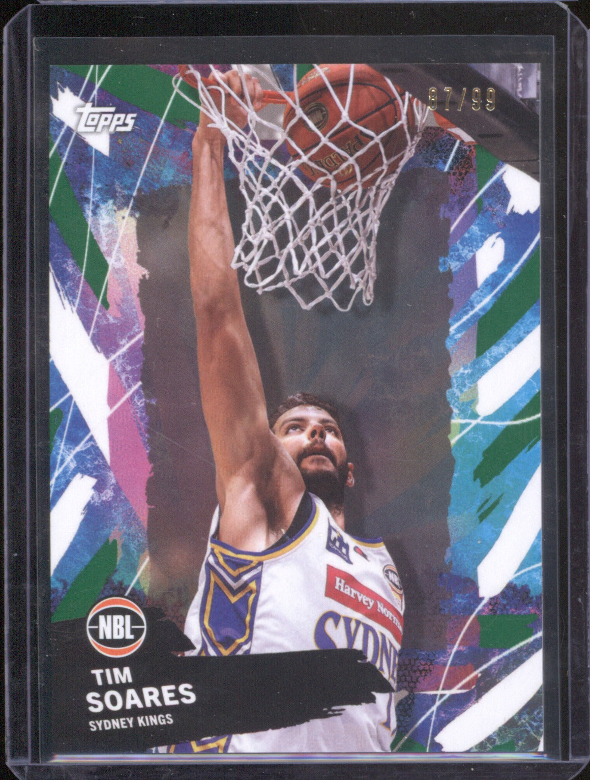 Tim Soares 2025-26 Topps Basketball Base Green 87 Sydney Kings /99