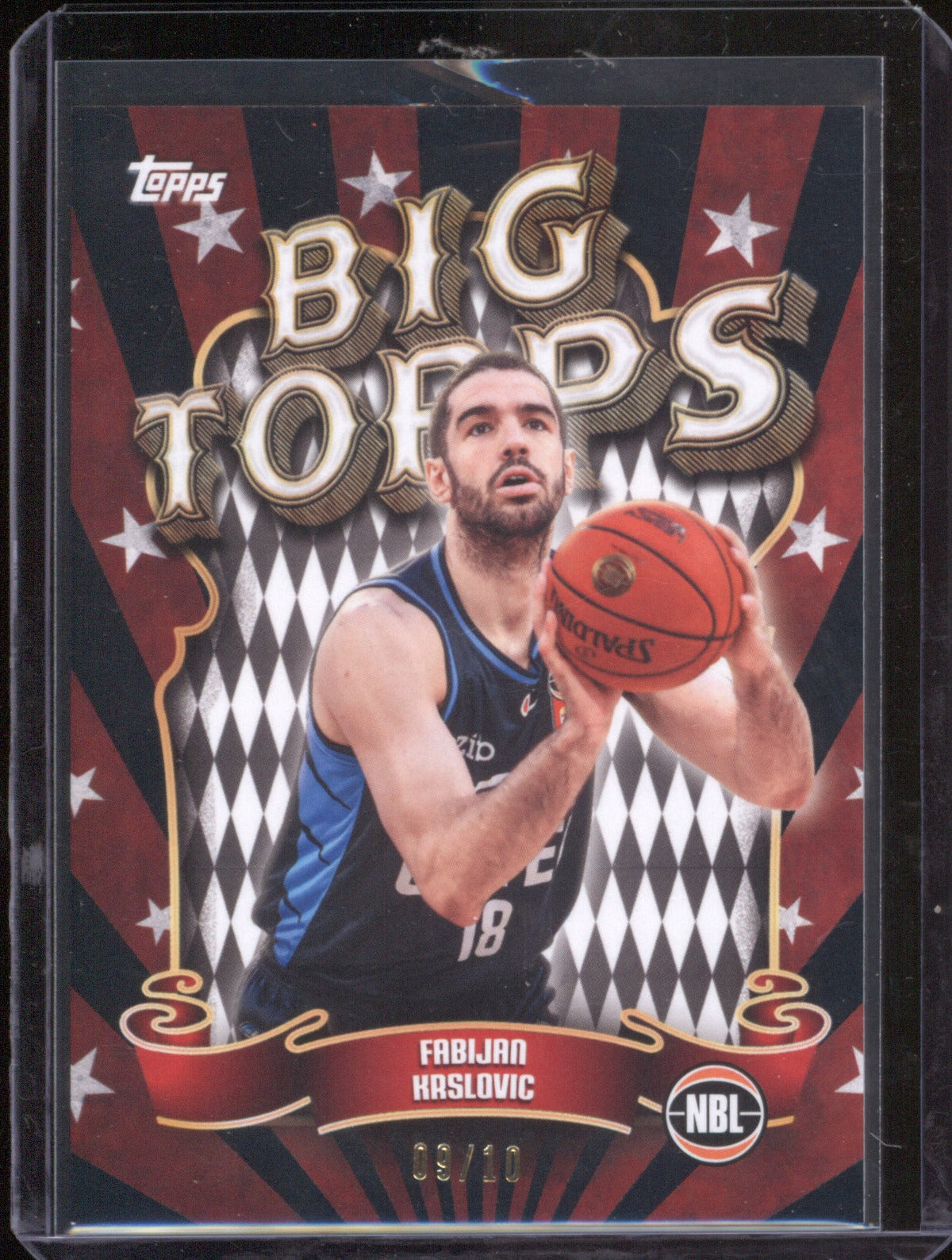 Fabijan Krslovic 2025-26 Topps NBL Basketball Big Black BT-15 United /10