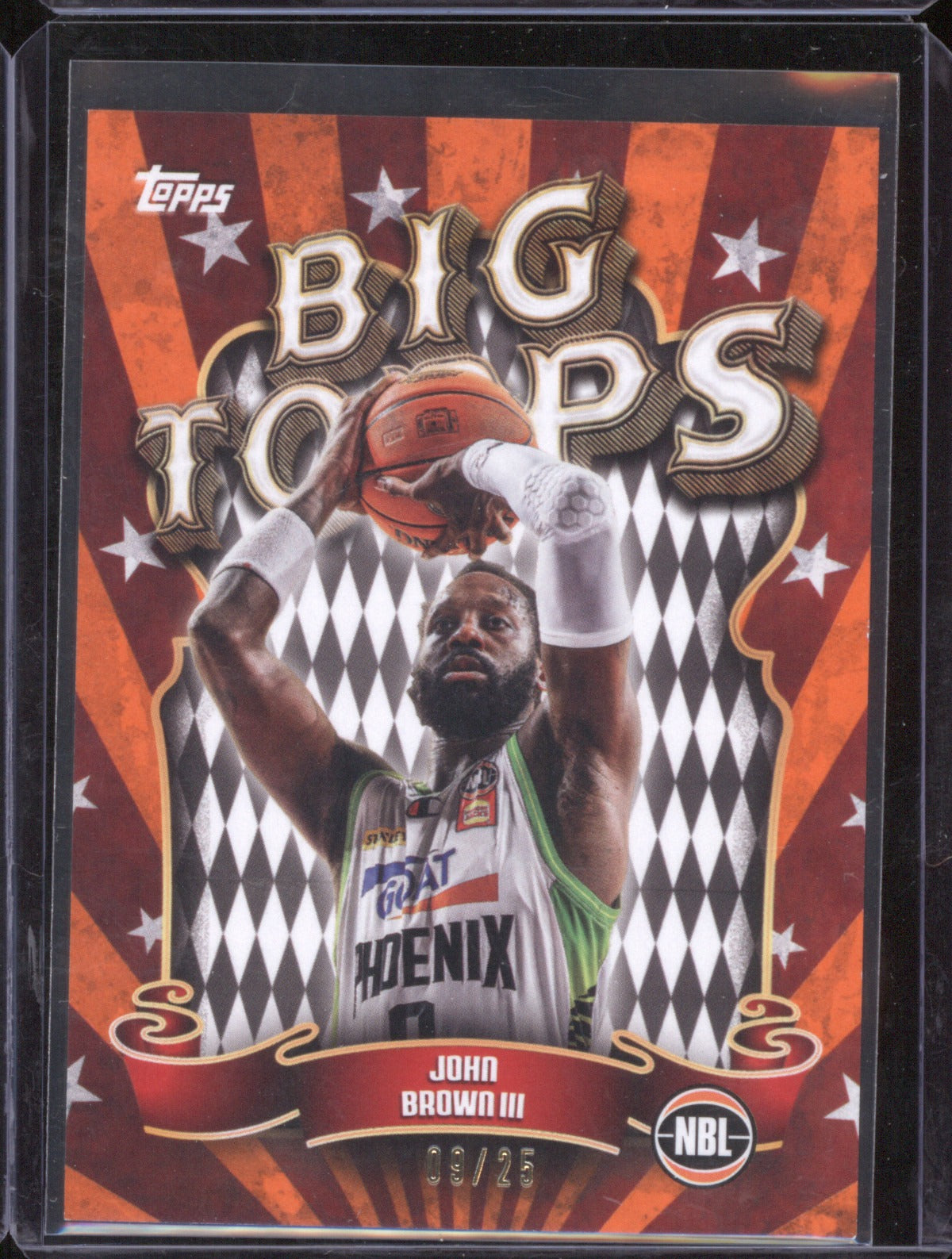 John Brown III 2025-26 Topps NBL Basketball Big Orange BT-23 S.E Melb /25