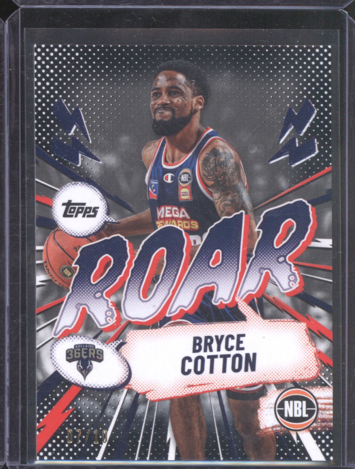 Bryce Cotton 2025-26 Topps NBL Basketball Roar Black R-4 Adelaide 36ers /10