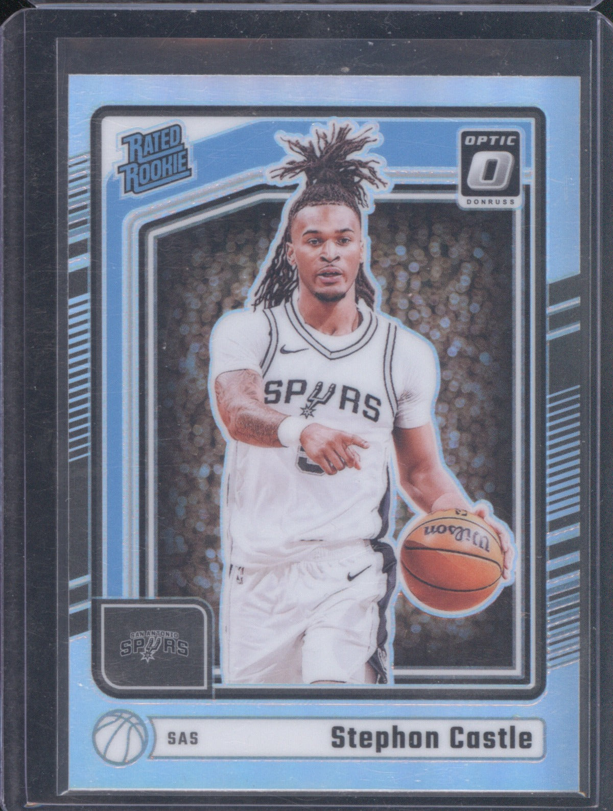 2024-25 Panini Donruss Optic Stephon Castle 254 Holo Rated Rookie