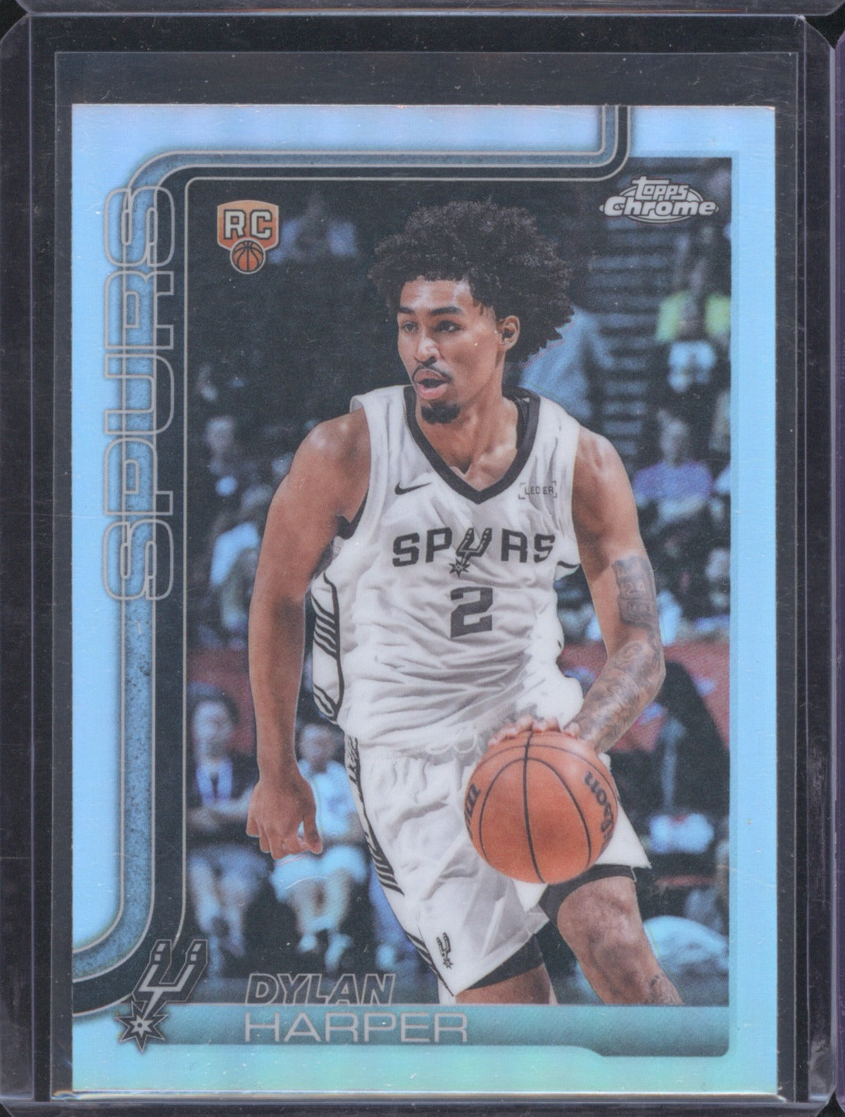 2025-26 Topps Chrome Dylan Harper 252 Refractor RC