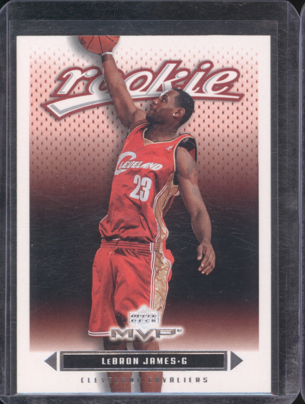 LeBron James 2003 Upper Deck MVP 201 RC