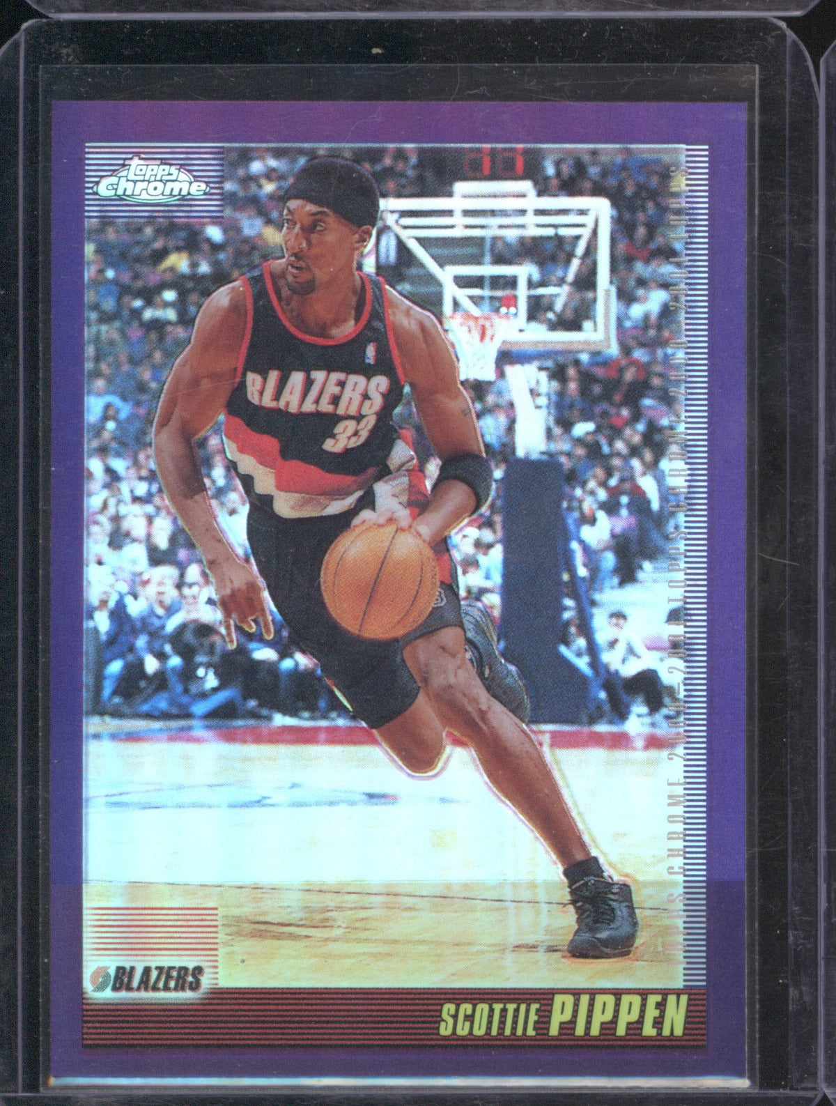 Scottie Pippen 2000 Topps Chrome 22 Purple Refractor