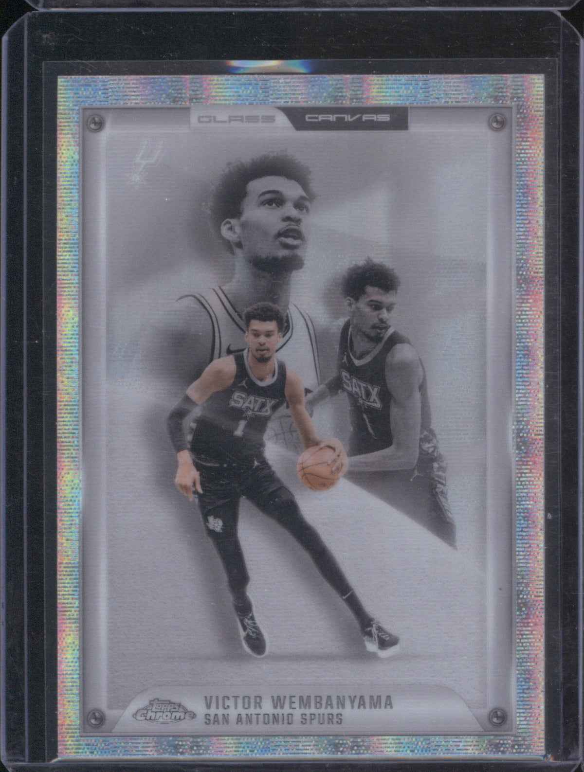 2025 Topps Chrome Victor Wembanyama Glass Canvas