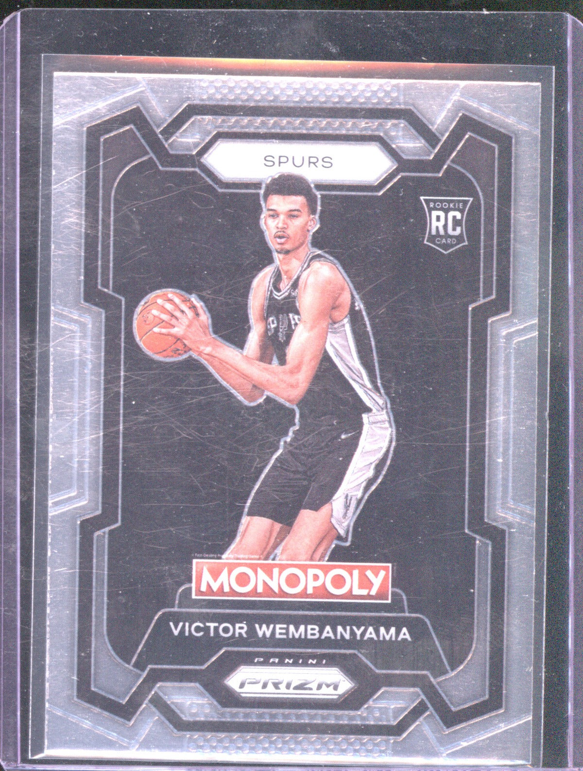 Victor Wembanyama 2023 Panini Prizm #81 Monopoly RC