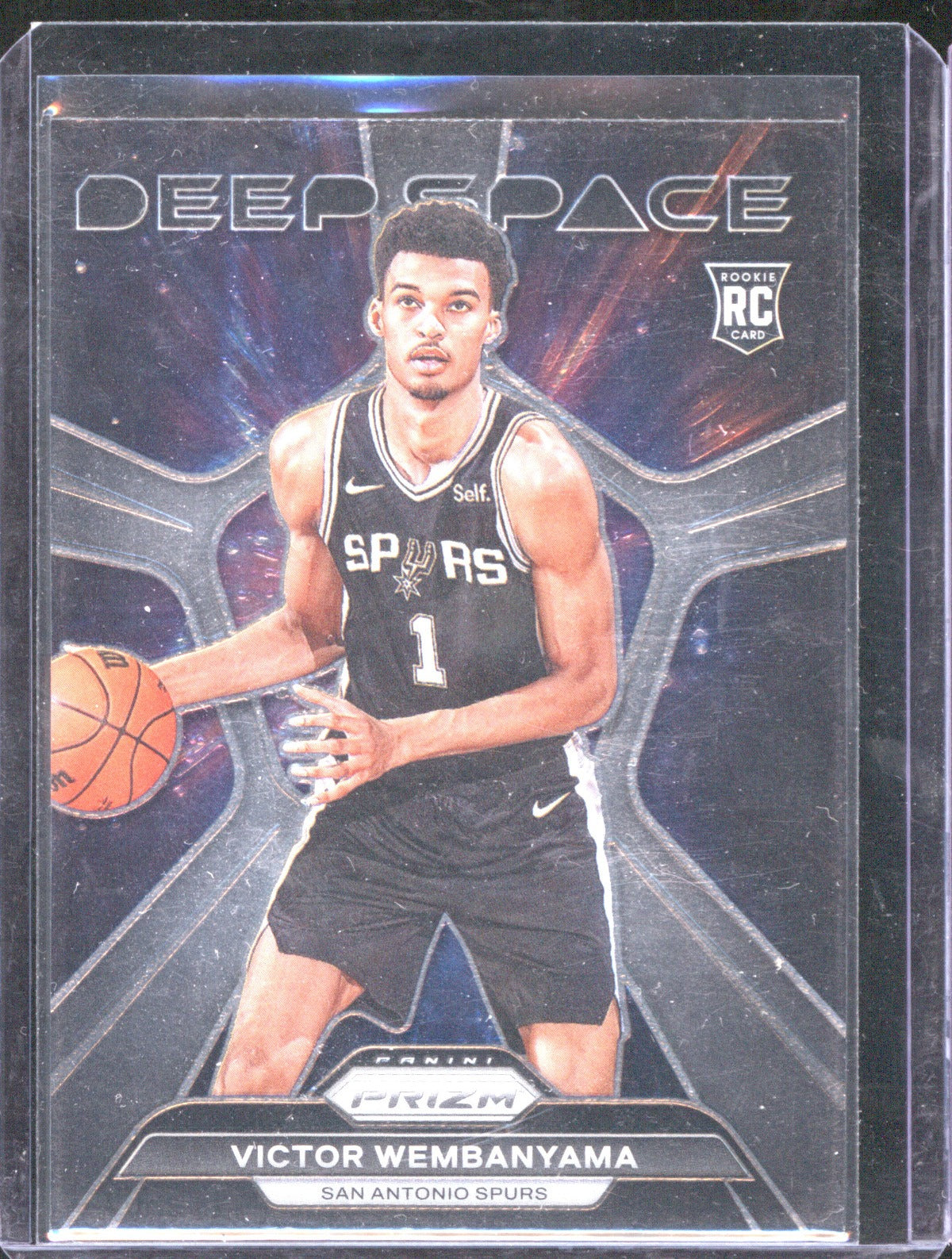 Victor Wembanyama 2023 Panini Prizm #1 Deep Space RC