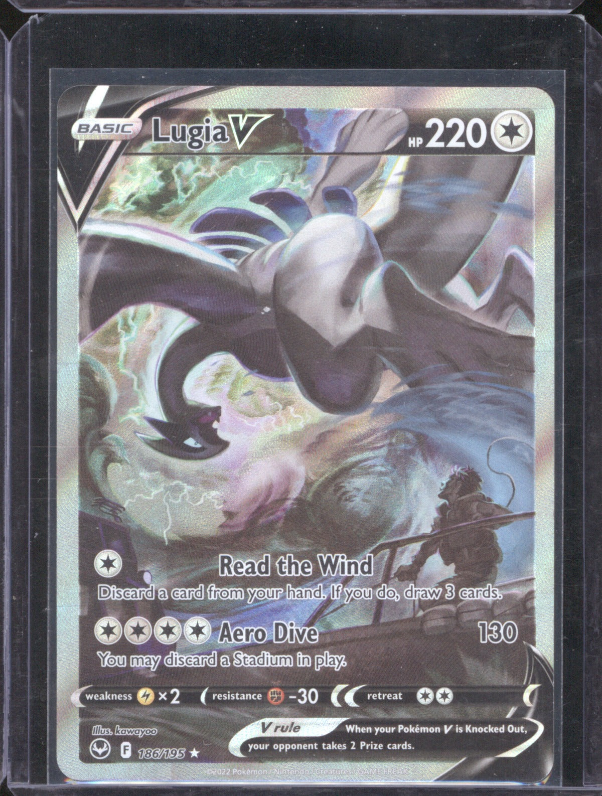 2022 Pokémon Silver Tempest Lugia V 186/195 Alternate Full Art