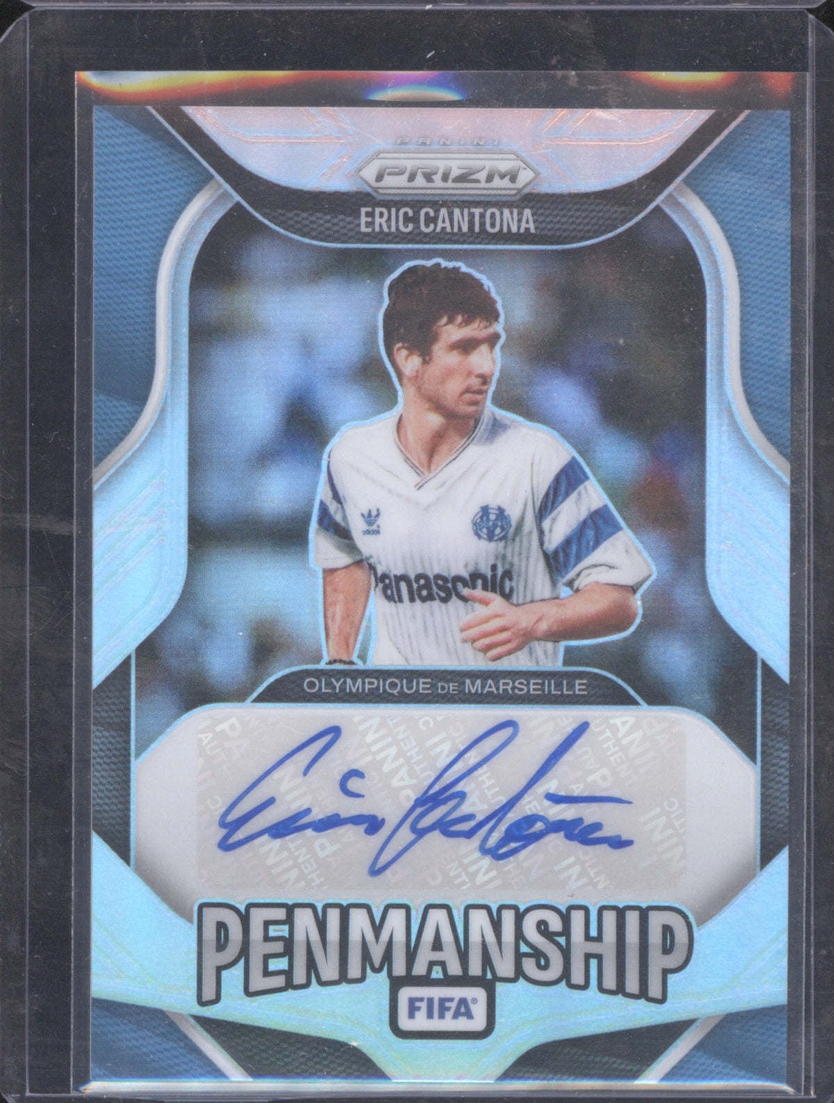 Eric Cantona 2025-26 Panini Prizm FIFA Penmanship Auto Autograph /25