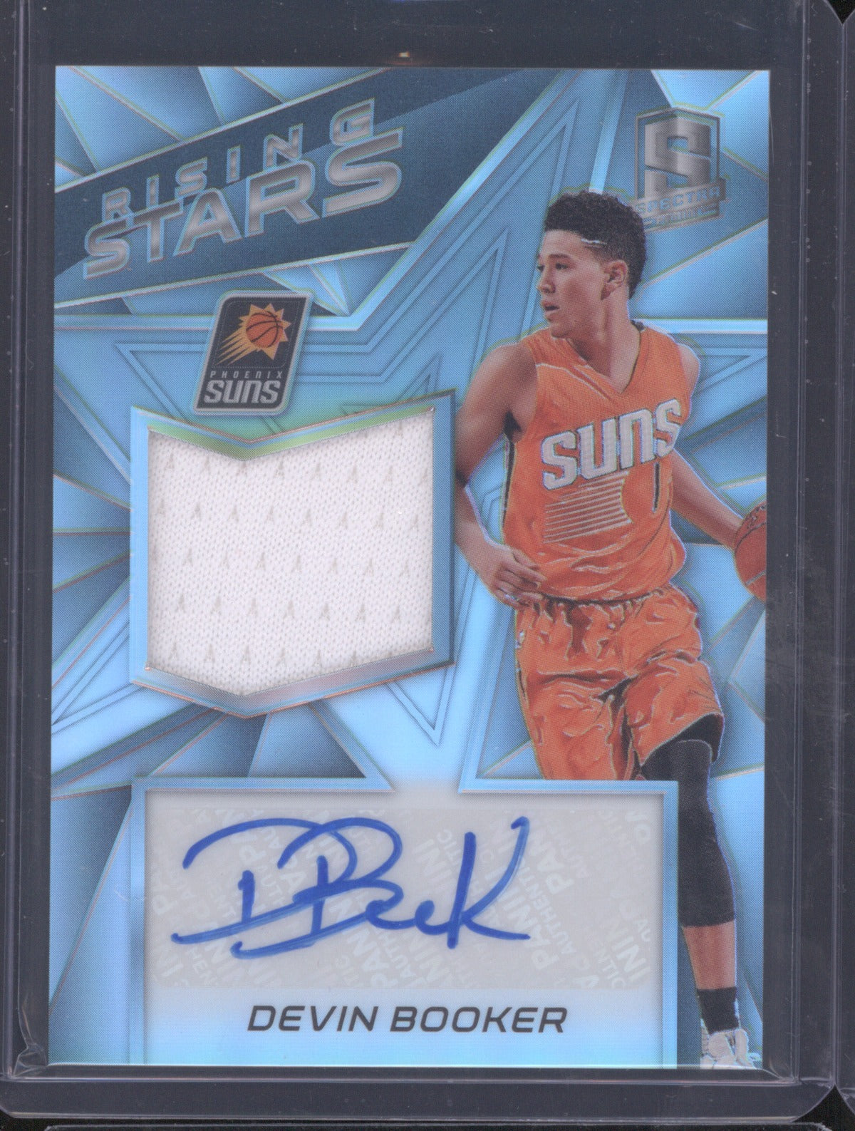 Devin Booker 2016-17 Panini Spectra Rising Stars Patch Auto /199