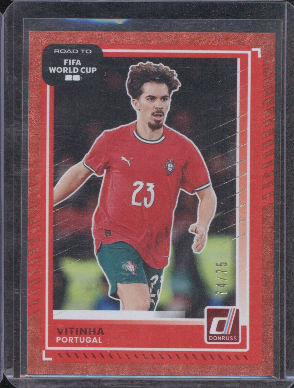 Vitinha 2025 Donruss Road to FIFA World Cup 89 Red /75