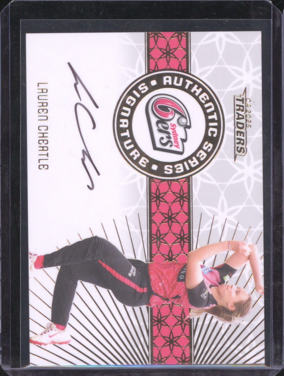 Lauren Cheatle 2025 Cricket Traders Authentic Signature Sydney 6ers 042/148
