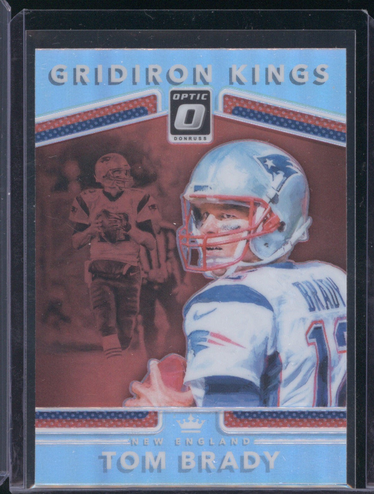 Tom Brady 2017 Panini Donruss Optic 16 Gridiron Kings Holo Silver