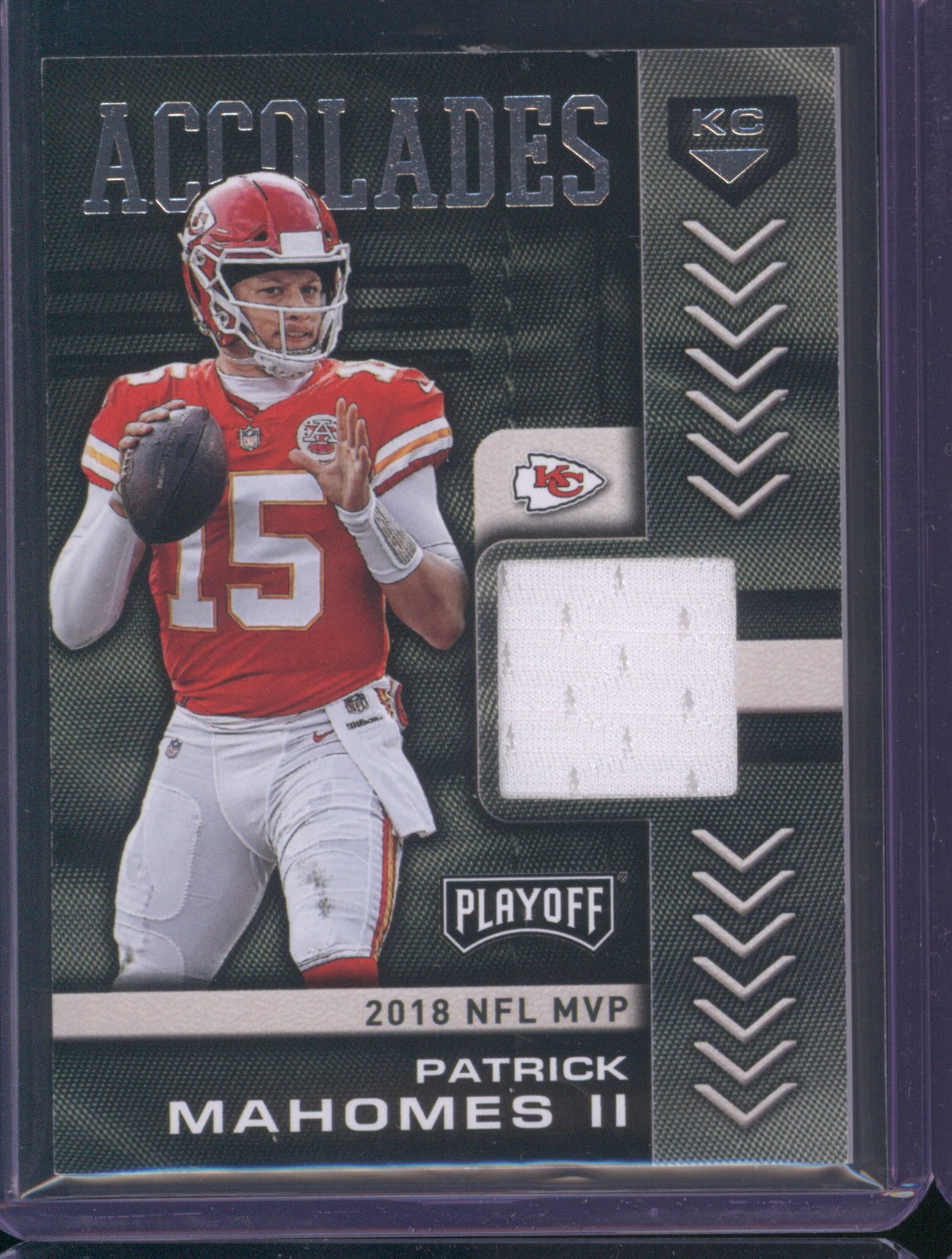 Patrick Mahomes II 2019 Panini Playoff 2 Accolades Jersey