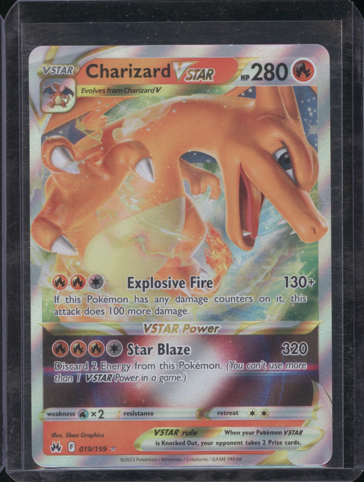 2023 Pokemon Crown Zenith 019 Charizard Vstar