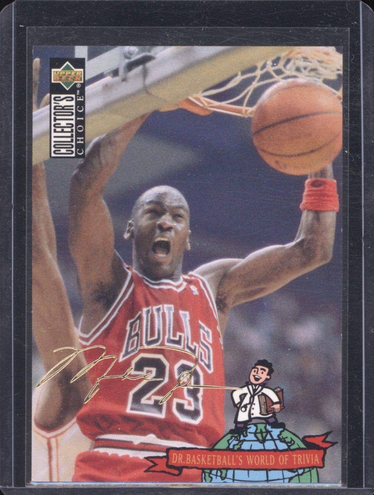 Michael Jordan 1994-95 Upper Deck Collector's Choice 402 World Gold Signature