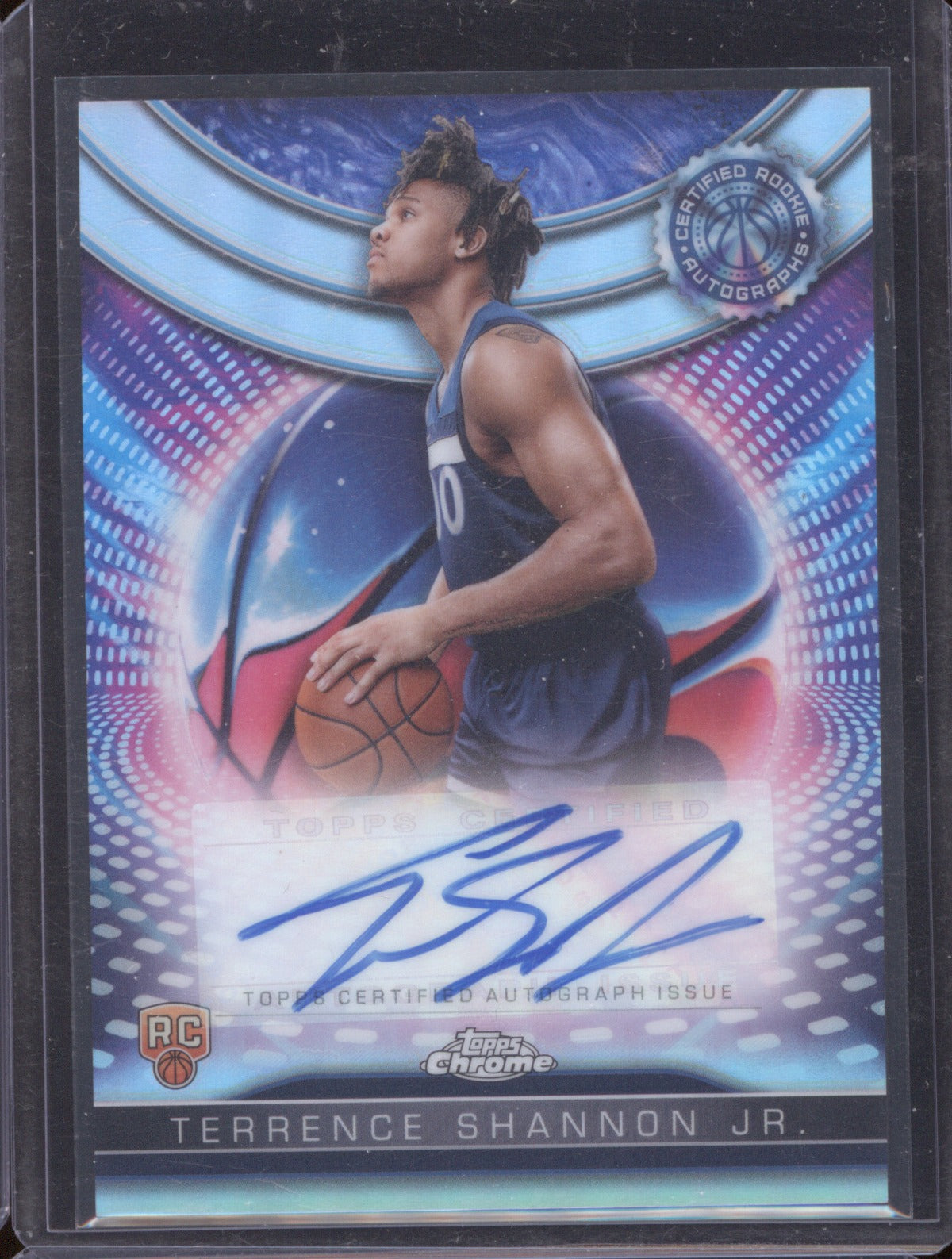 Terrence Shannon Jr. 2024 Topps #TCRA-TSH Chrome Certified Rookie Autograph