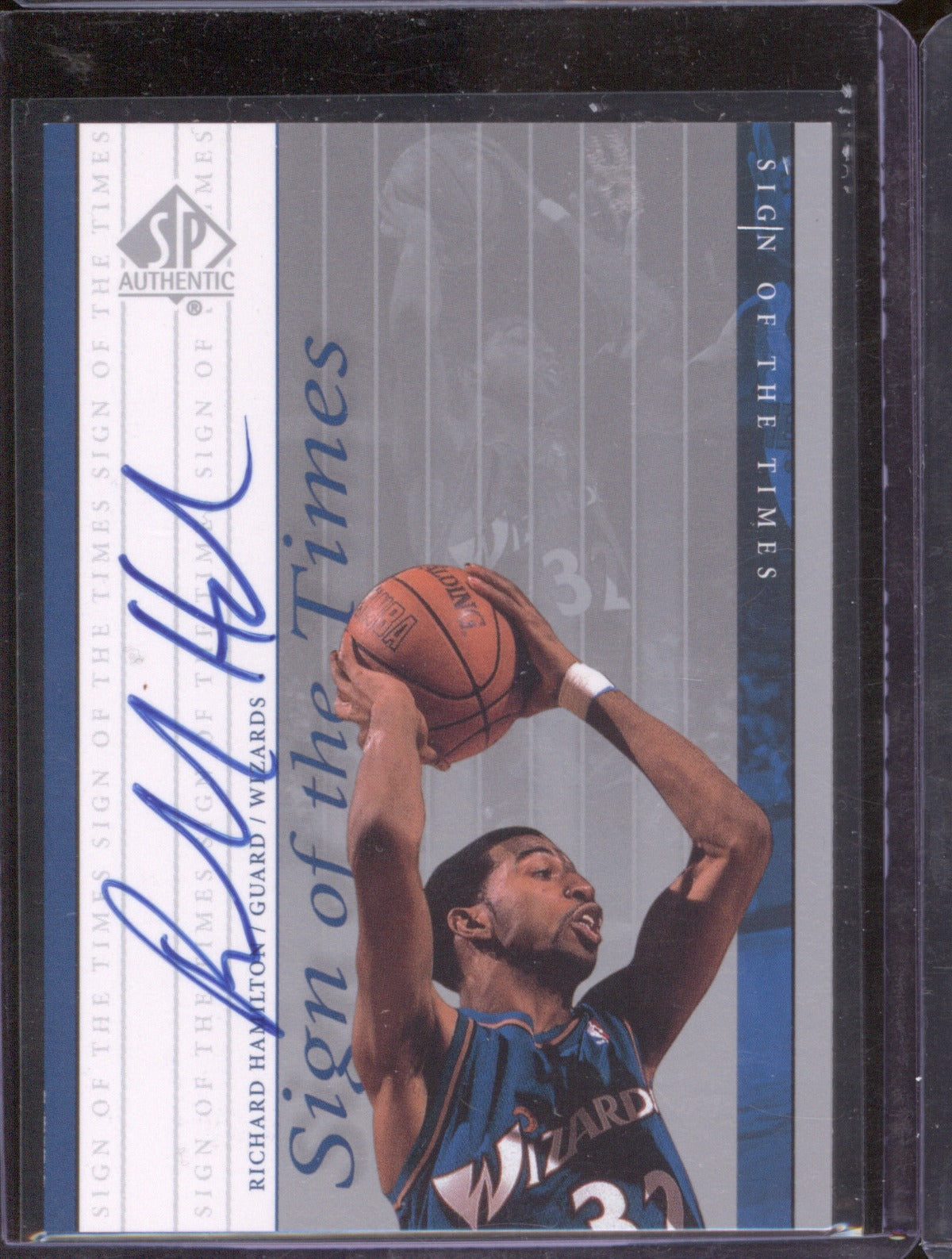 Richard Hamilton 1999 Upper Deck SP Authentic #RH Sign of the Times Autograph