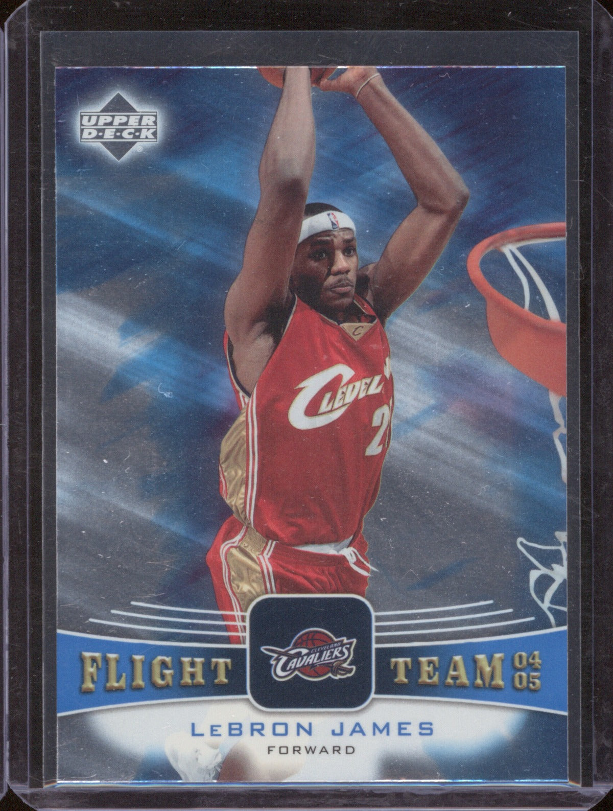 LeBron James 2004 Upper Deck Flight Team #FT45 Cavaliers