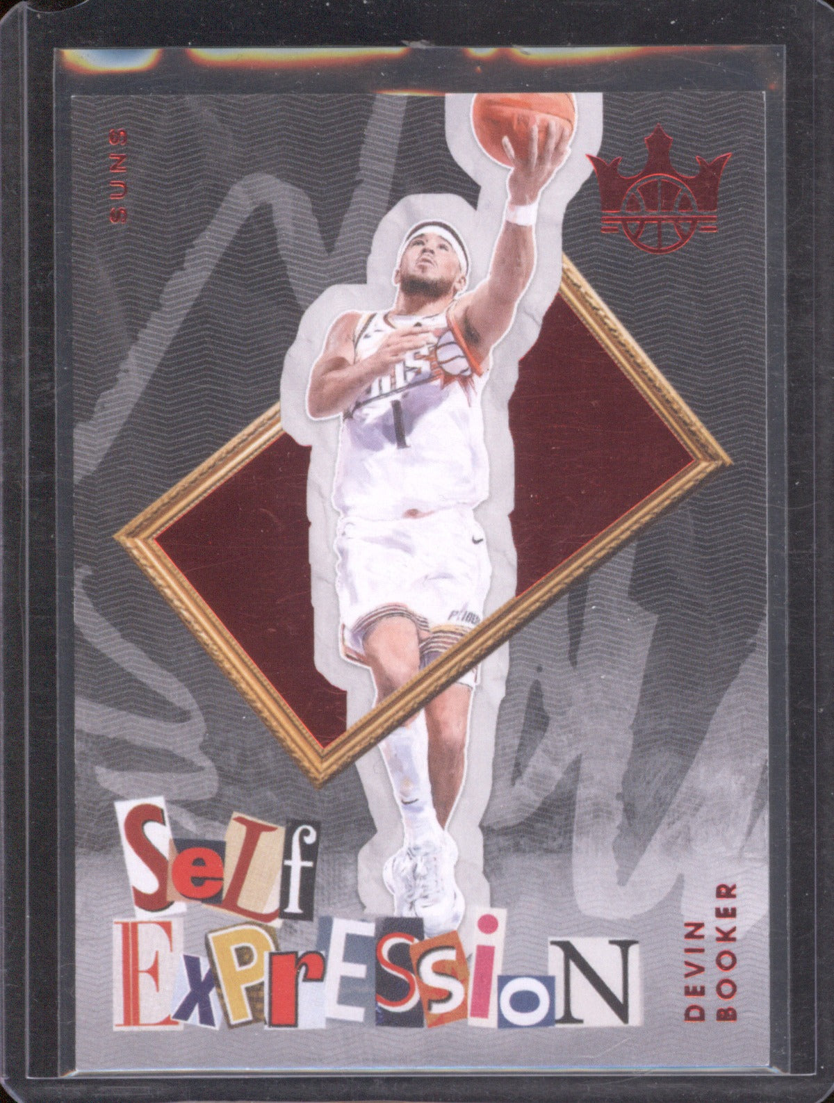 Devin Booker 2024 Panini Court Kings #3 Self Expression Jersey Match 001/149