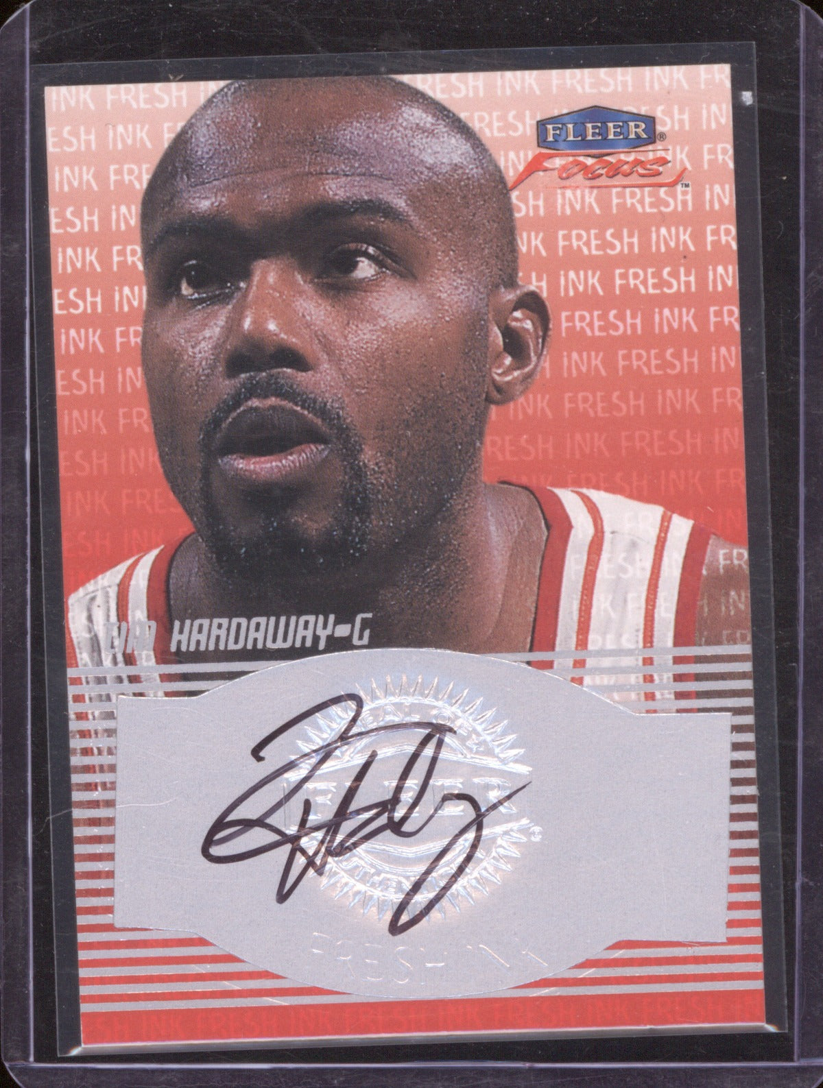 Tim Hardaway 1999 Fleer Focus Fresh Ink Autograph