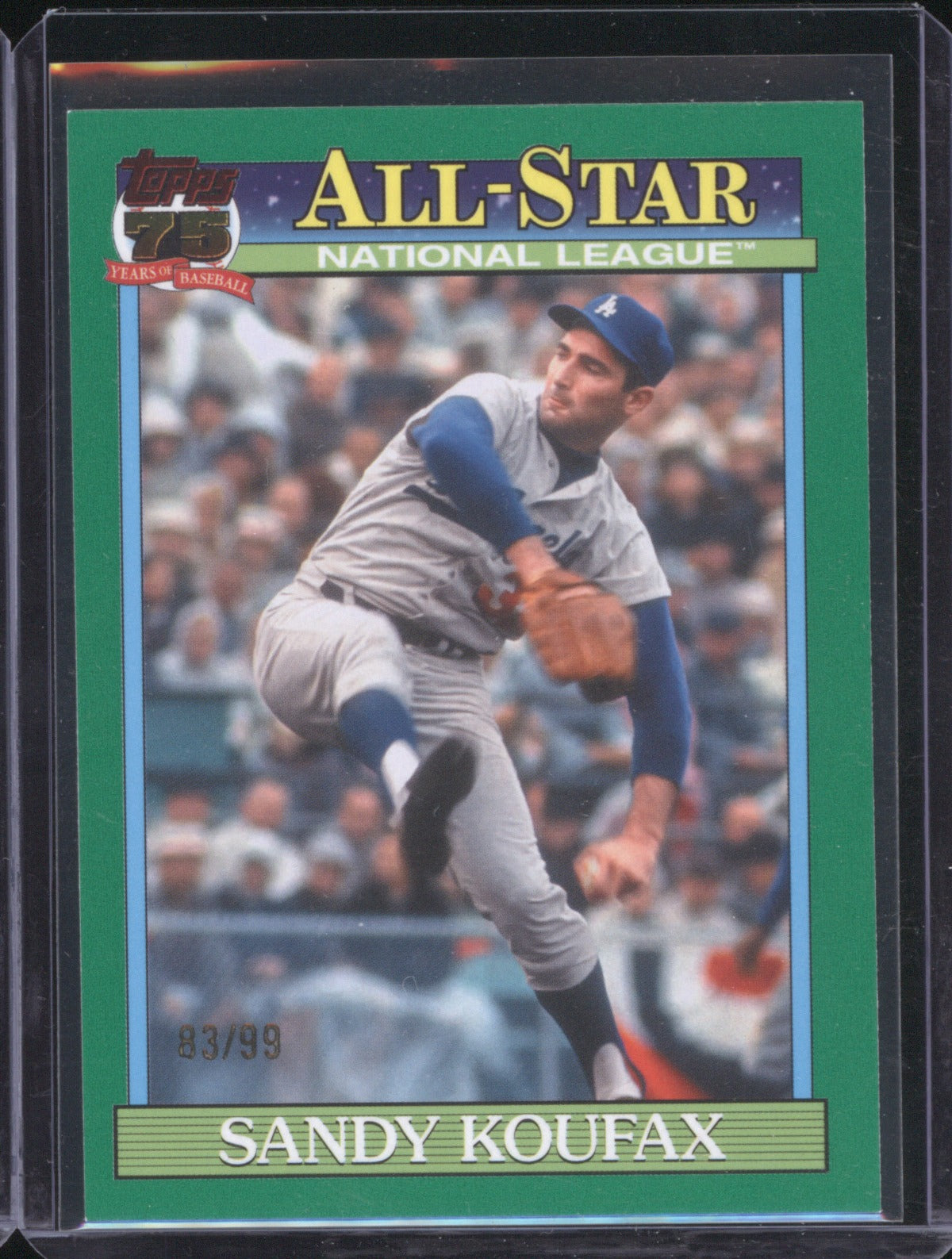 Sandy Koufax 2026 Topps Series 2 91AS-40 1991 All-Stars Green 83/99