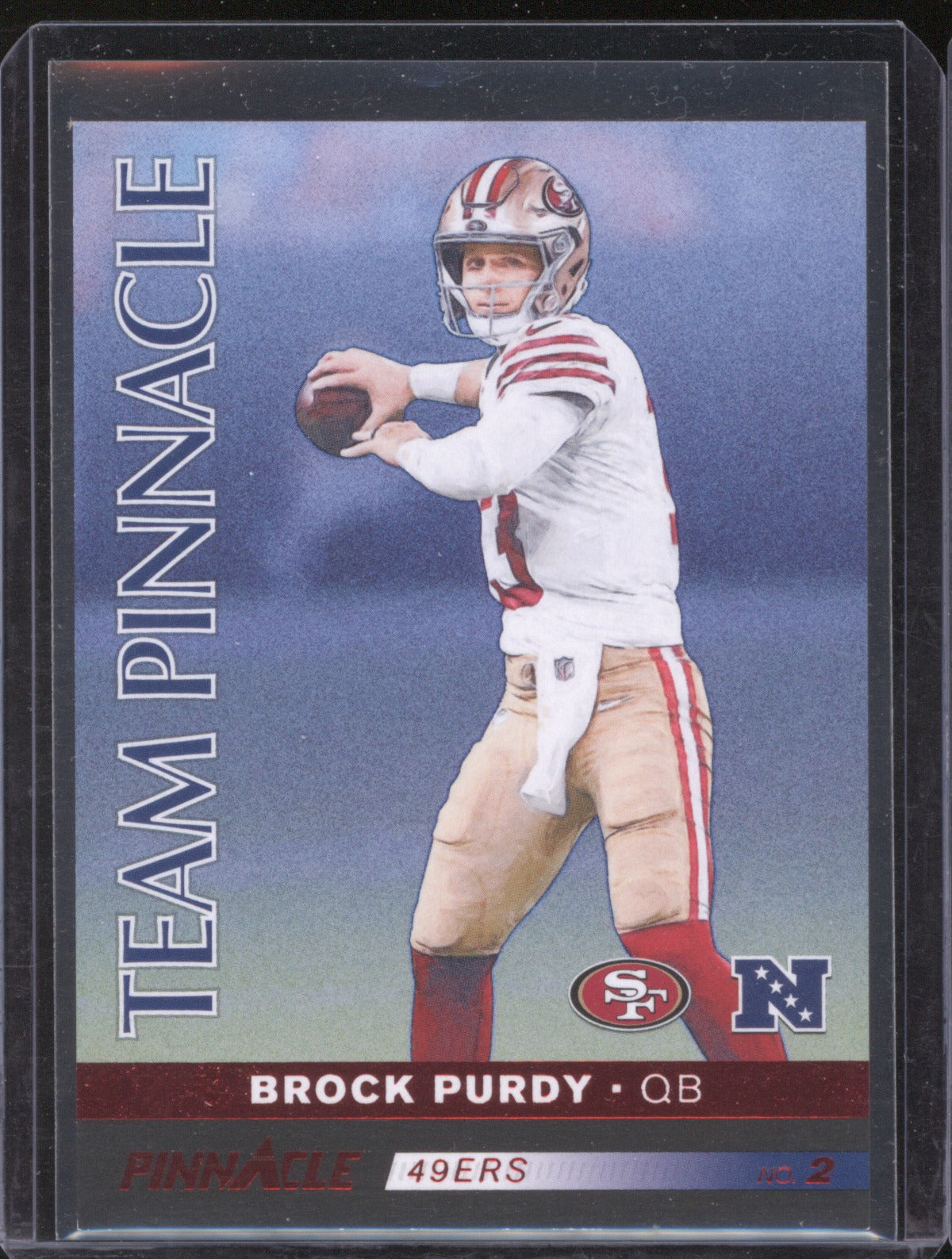 Patrick Mahomes II & Brock Purdy 2024 Panini Encore Football 2 Team Pinnacle /75
