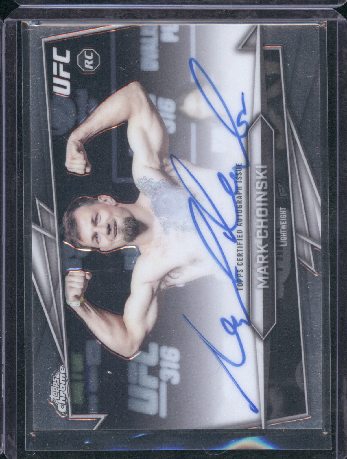 2026 Topps Chrome UFC Mark Choinski Autograph #BAV-MC