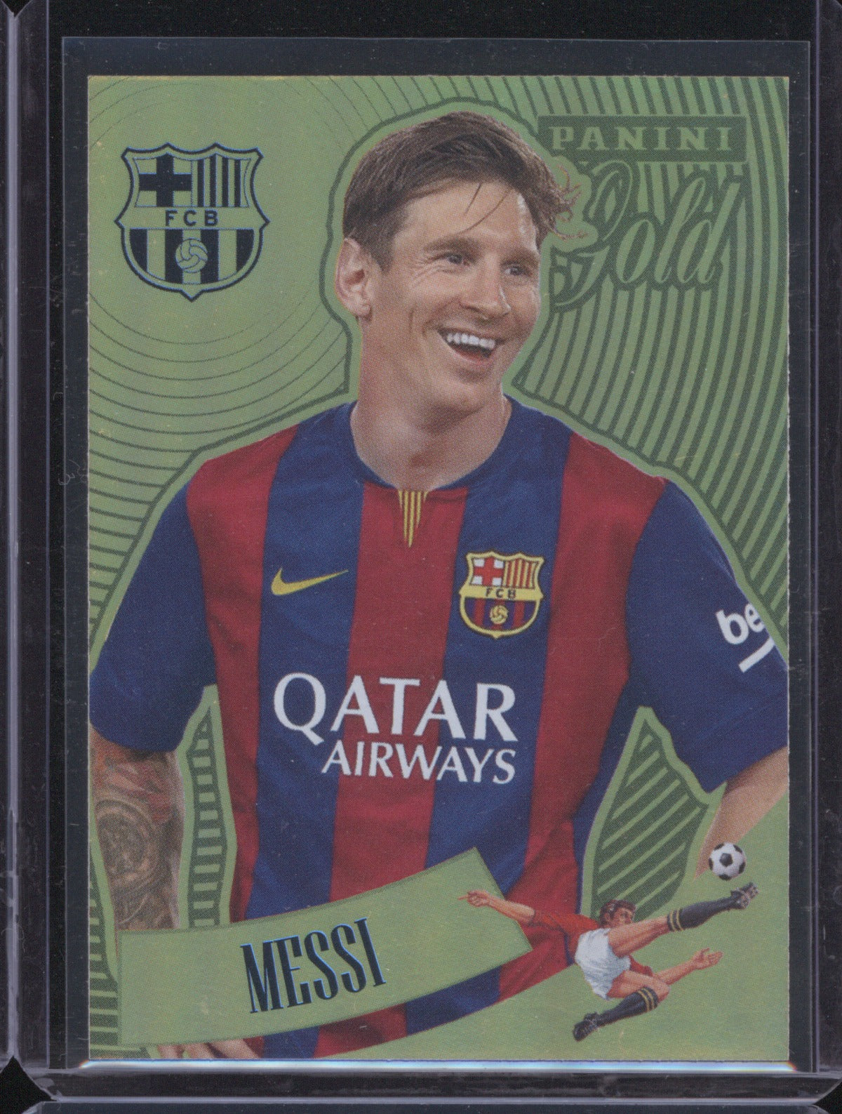 Lionel Messi 2025 Panini Gold Tribute 100
