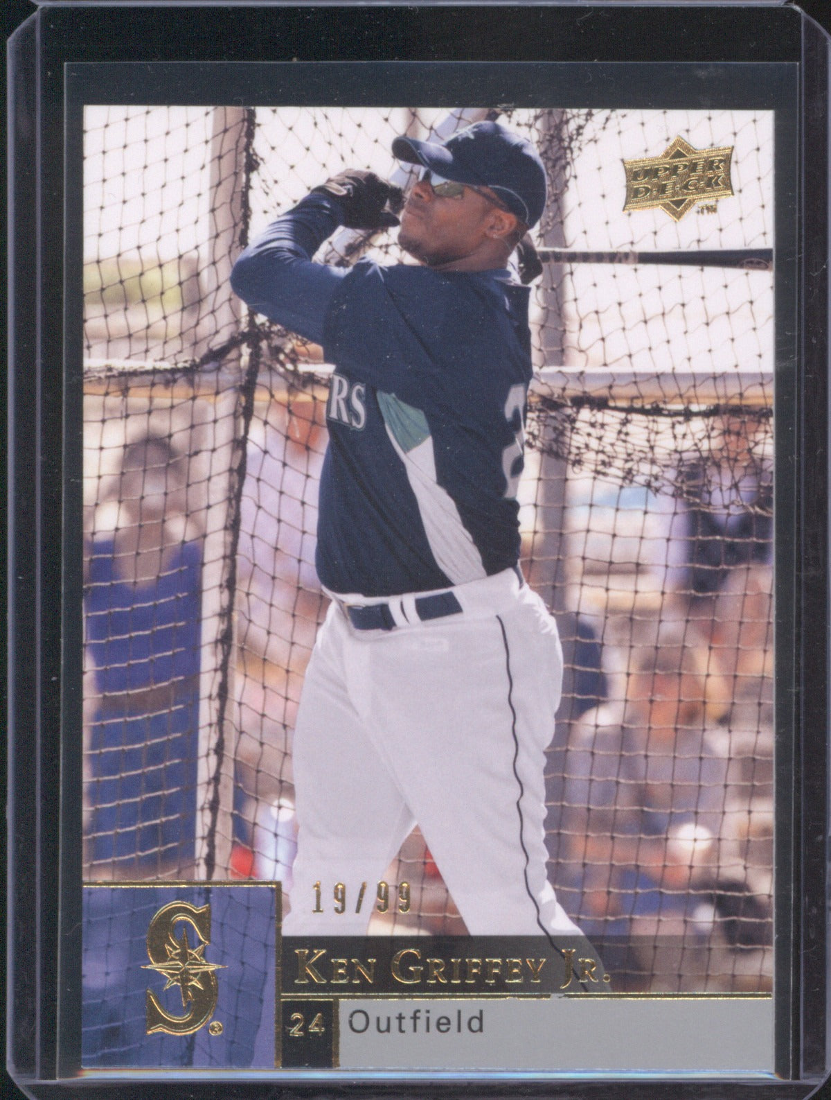 Ken Griffey Jr. 2009 Upper Deck Baseball Series 2 Gold #855 /99