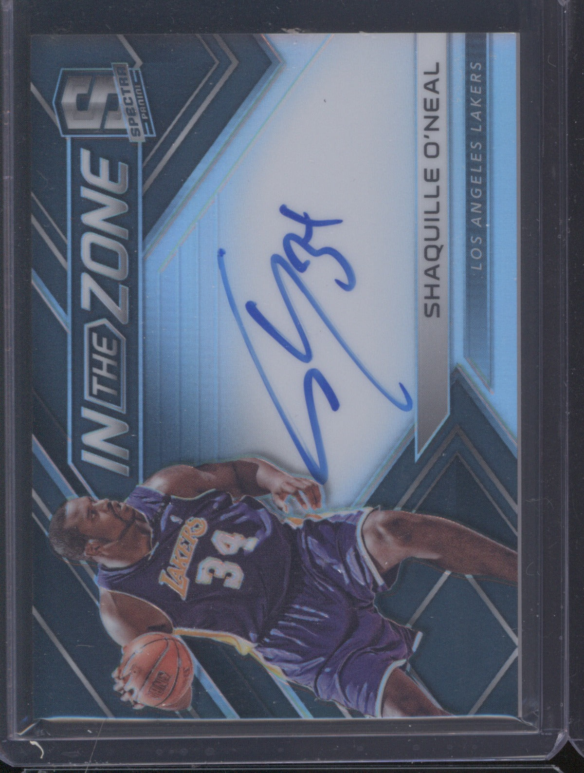 Shaquille O'Neal 2017-18 Panini Spectra #IZ-SON In The Zone Auto /49