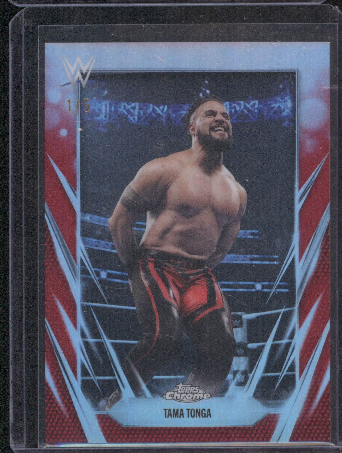 Tama Tonga 2026 Topps Chrome WWE #197 Red /5