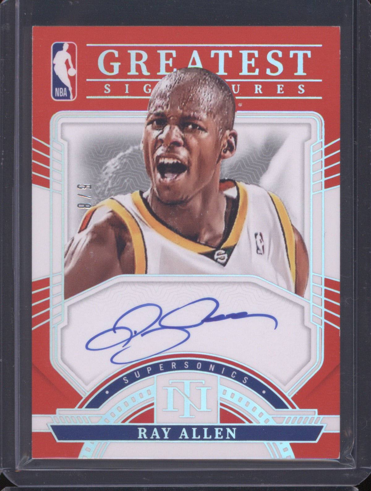 Ray Allen 2023-24 Panini National Treasures #NGS-RAY Greatest Signatures /8