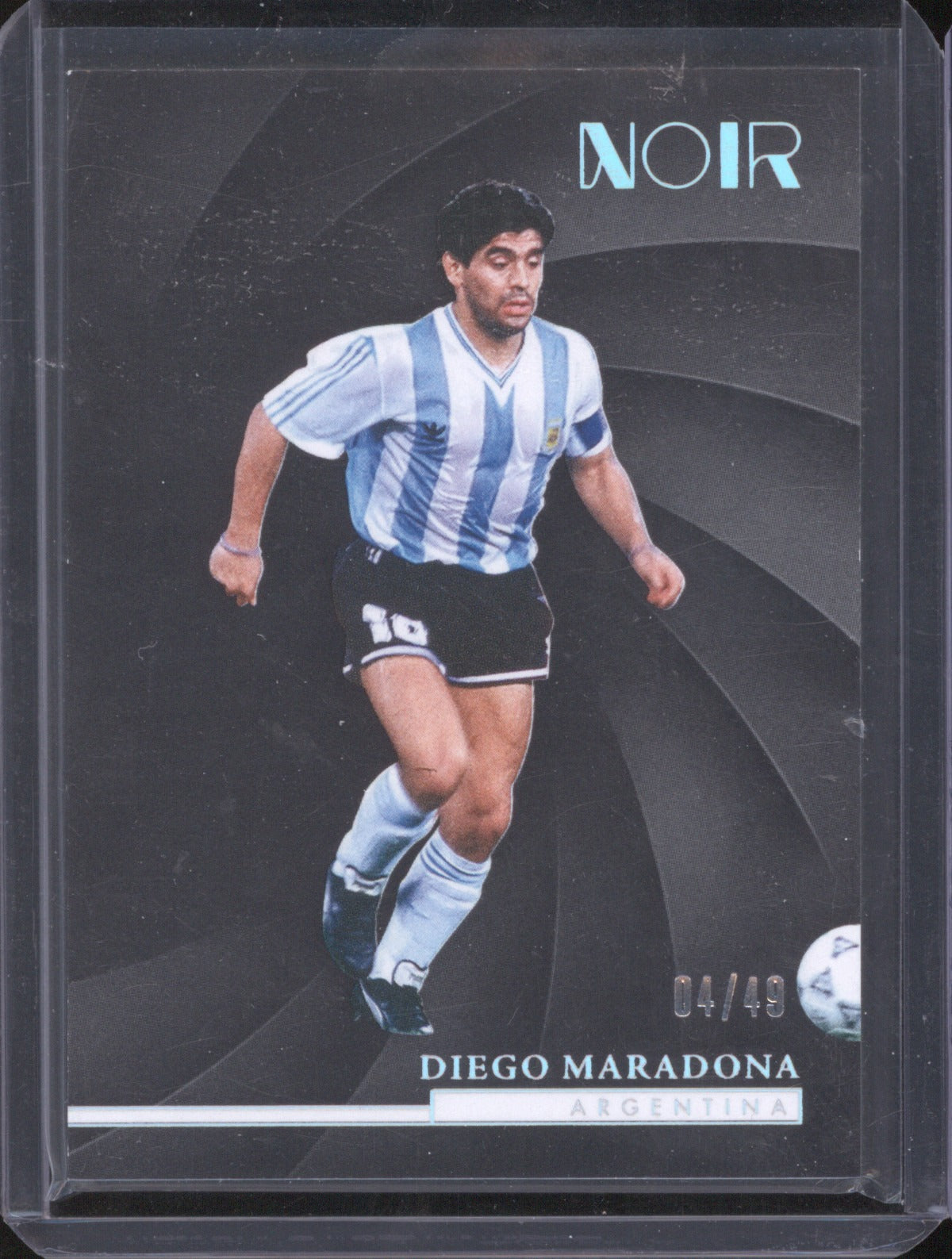 2024 Panini Noir Diego Maradona Silver 04/49