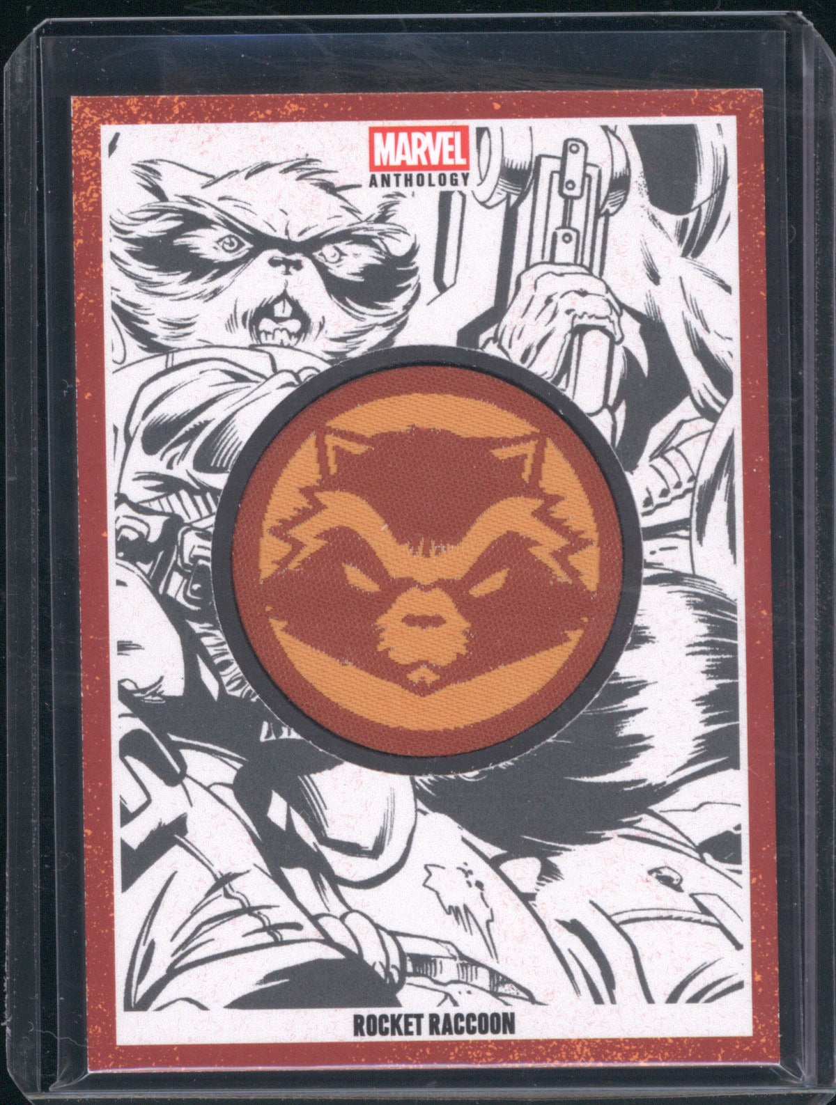 2025 Panini Marvel Anthology Rocket Raccoon Badge