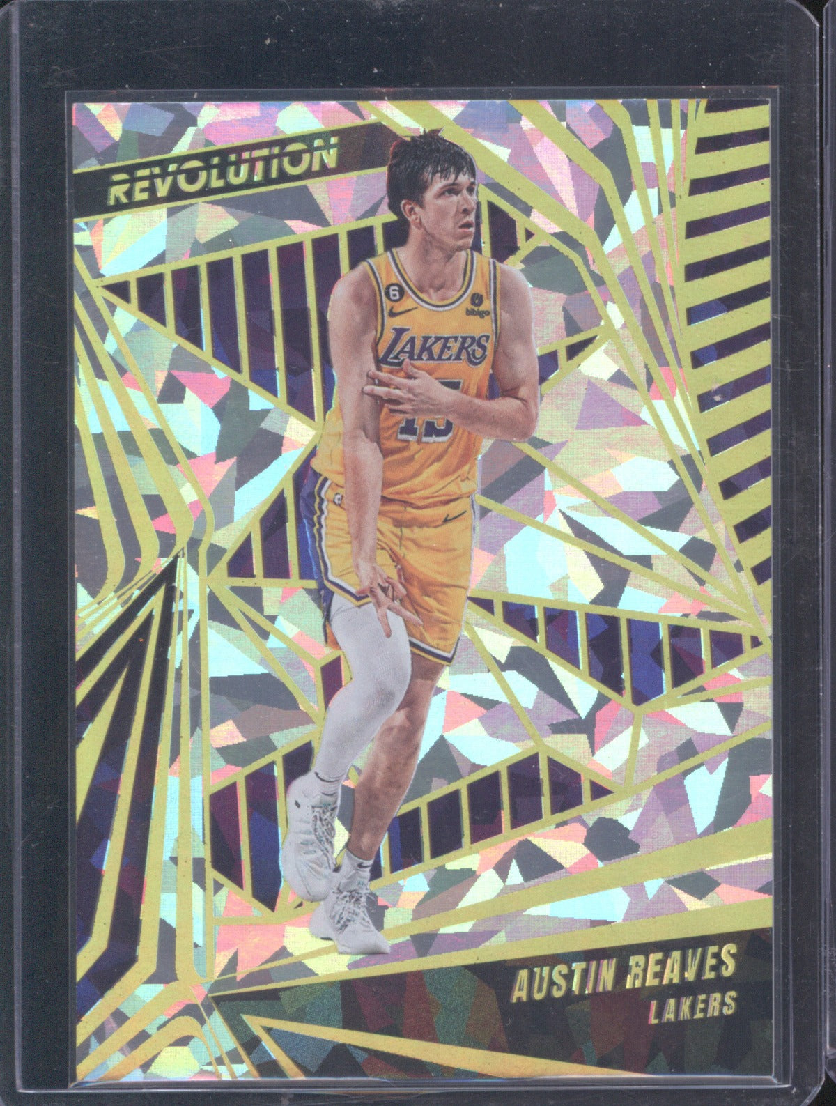 2023-24 Panini Revolution 61 Austin Reaves New Year 5/8 Los Angeles Lakers