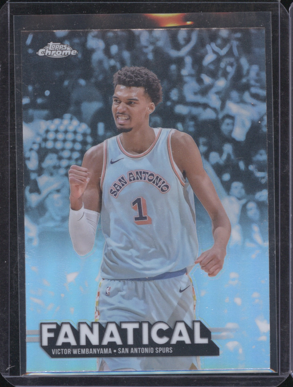 2025 Topps Chrome FAN-1 Victor Wembanyama Fanatical Case Hit