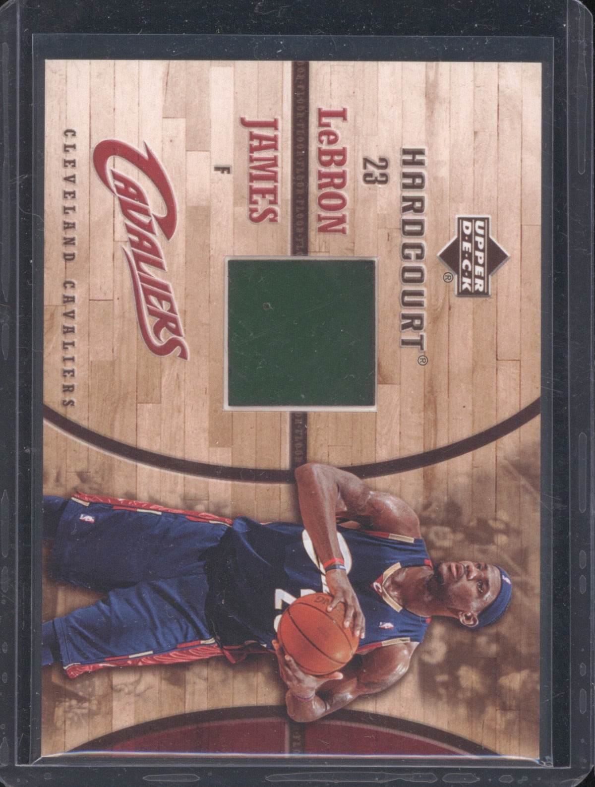 2006-07 Upper Deck Hardcourt LeBron James GF-17 Game Used Floor