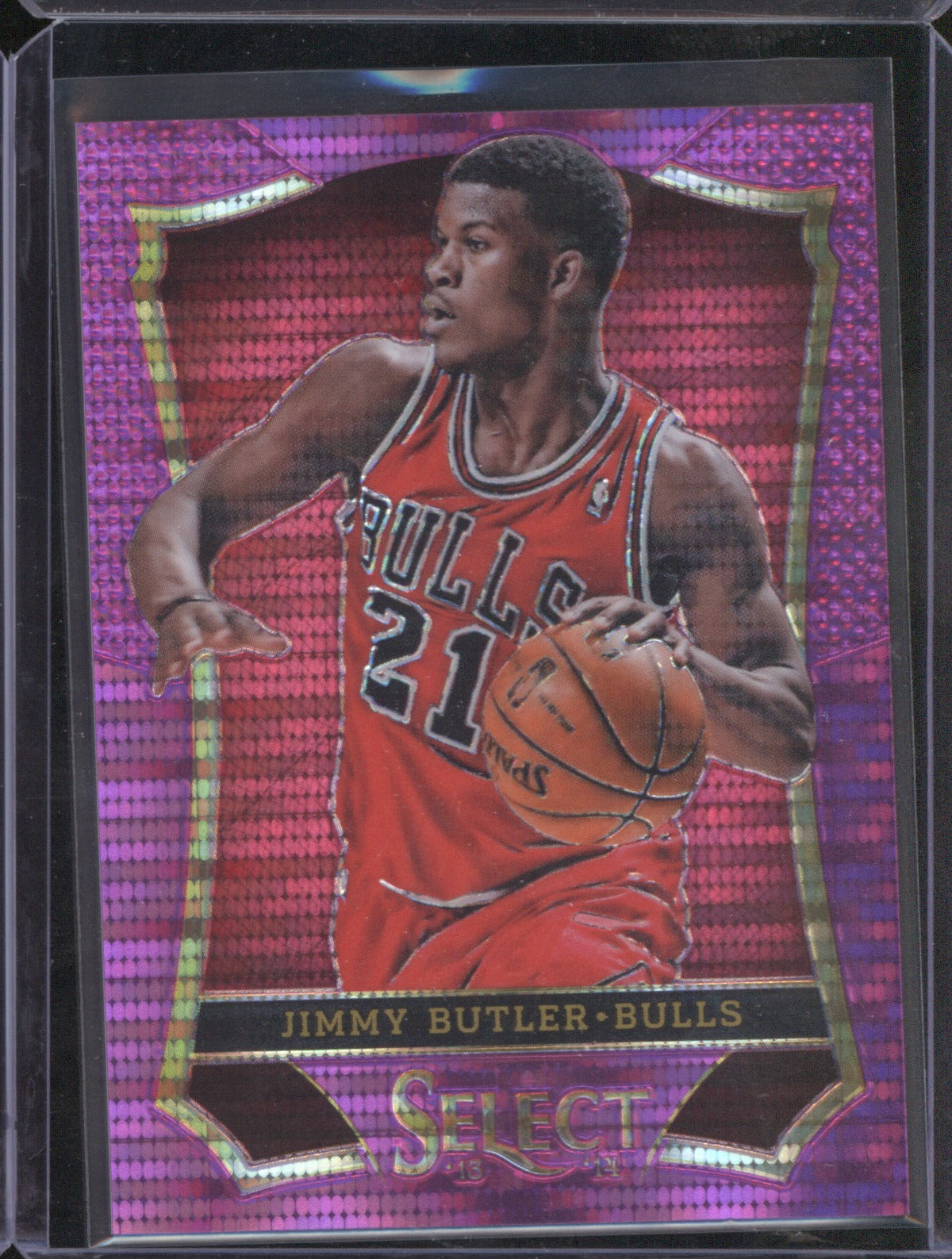 2013-14 Panini Select 21 Jimmy Butler Purple Prizm /99