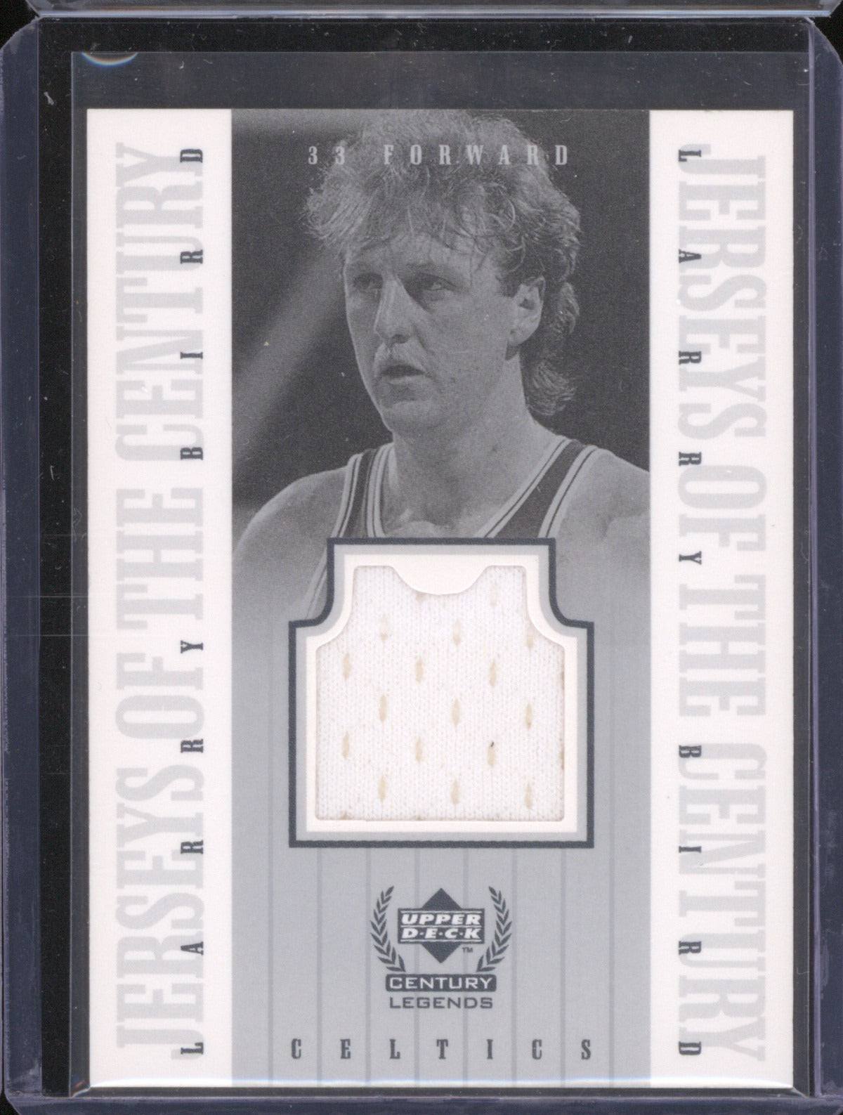 1999 Upper Deck Century Legends LB Larry Bird Jerseys of the Century