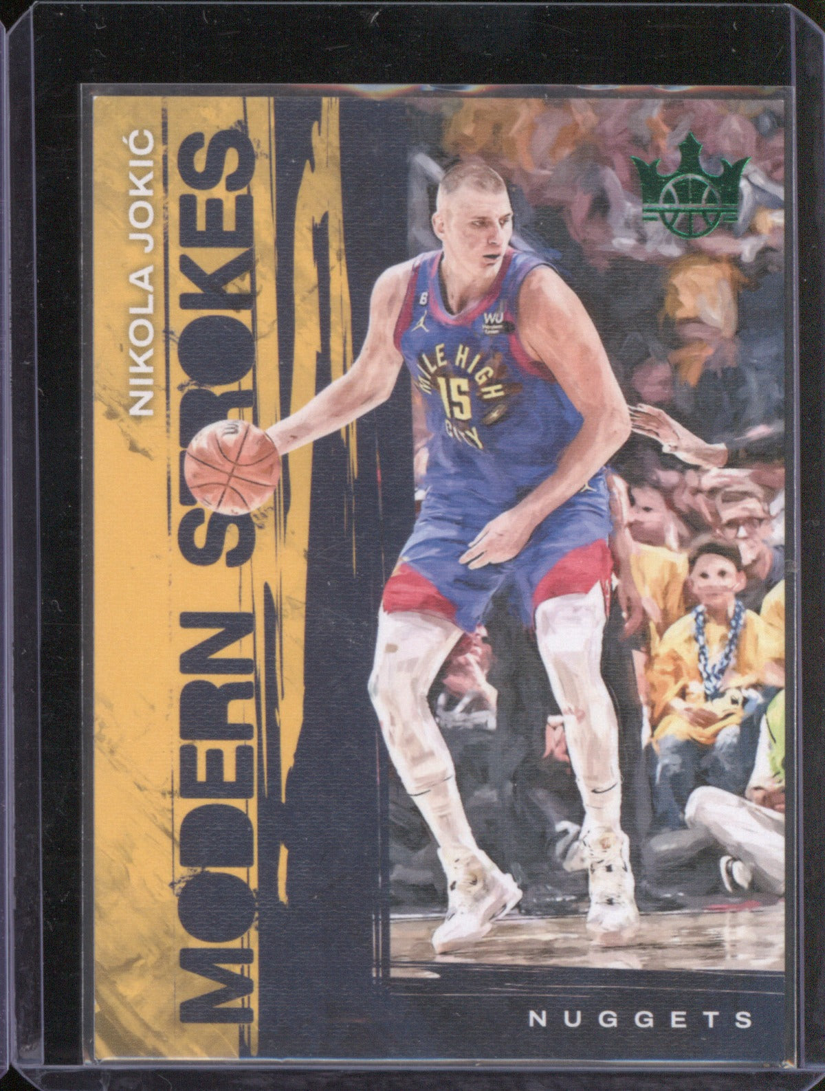 2023-24 Panini Court Kings 10 Nikola Jokic Modern Strokes Jade /25