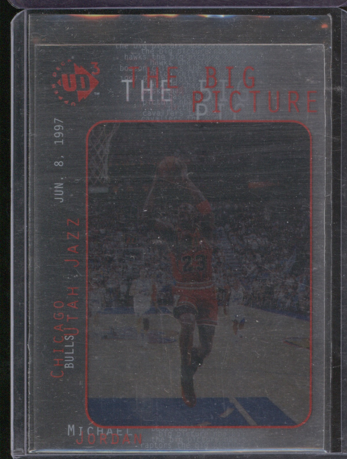 1997-98 Upper Deck UD3 45 Michael Jordan The Big Picture