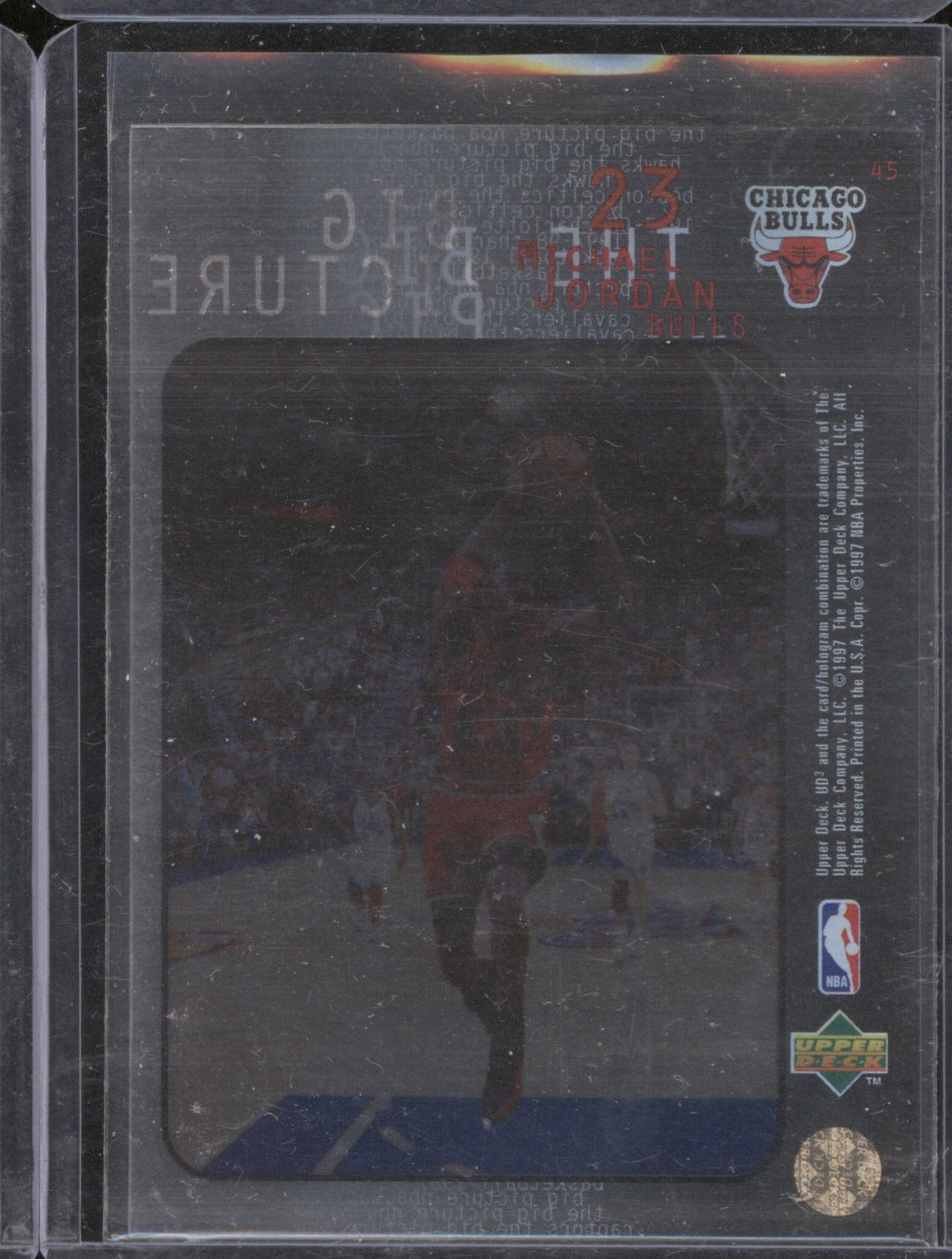 1997-98 Upper Deck UD3 45 Michael Jordan The Big Picture