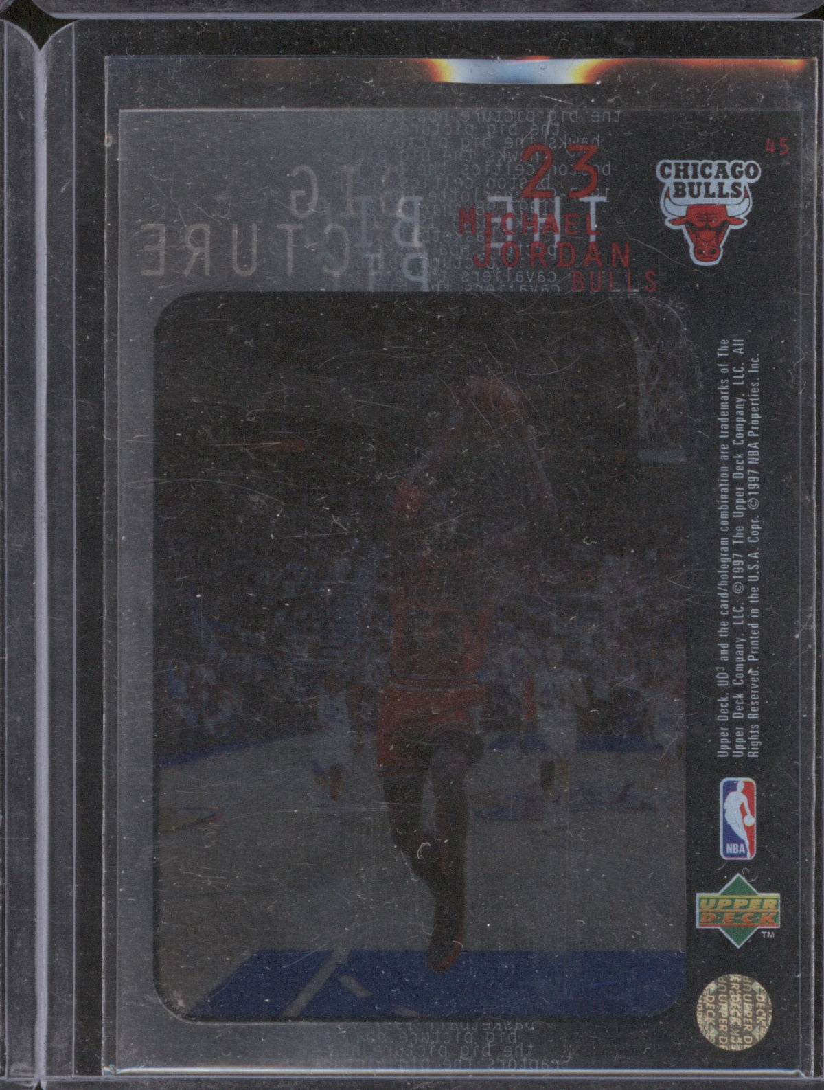 1997-98 Upper Deck UD3 45 Michael Jordan The Big Picture