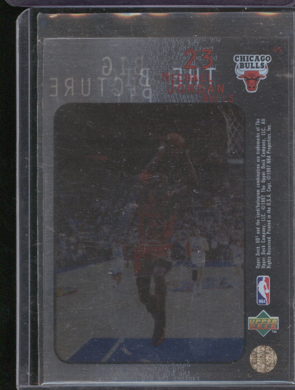 1997-98 Upper Deck UD3 45 Michael Jordan The Big Picture
